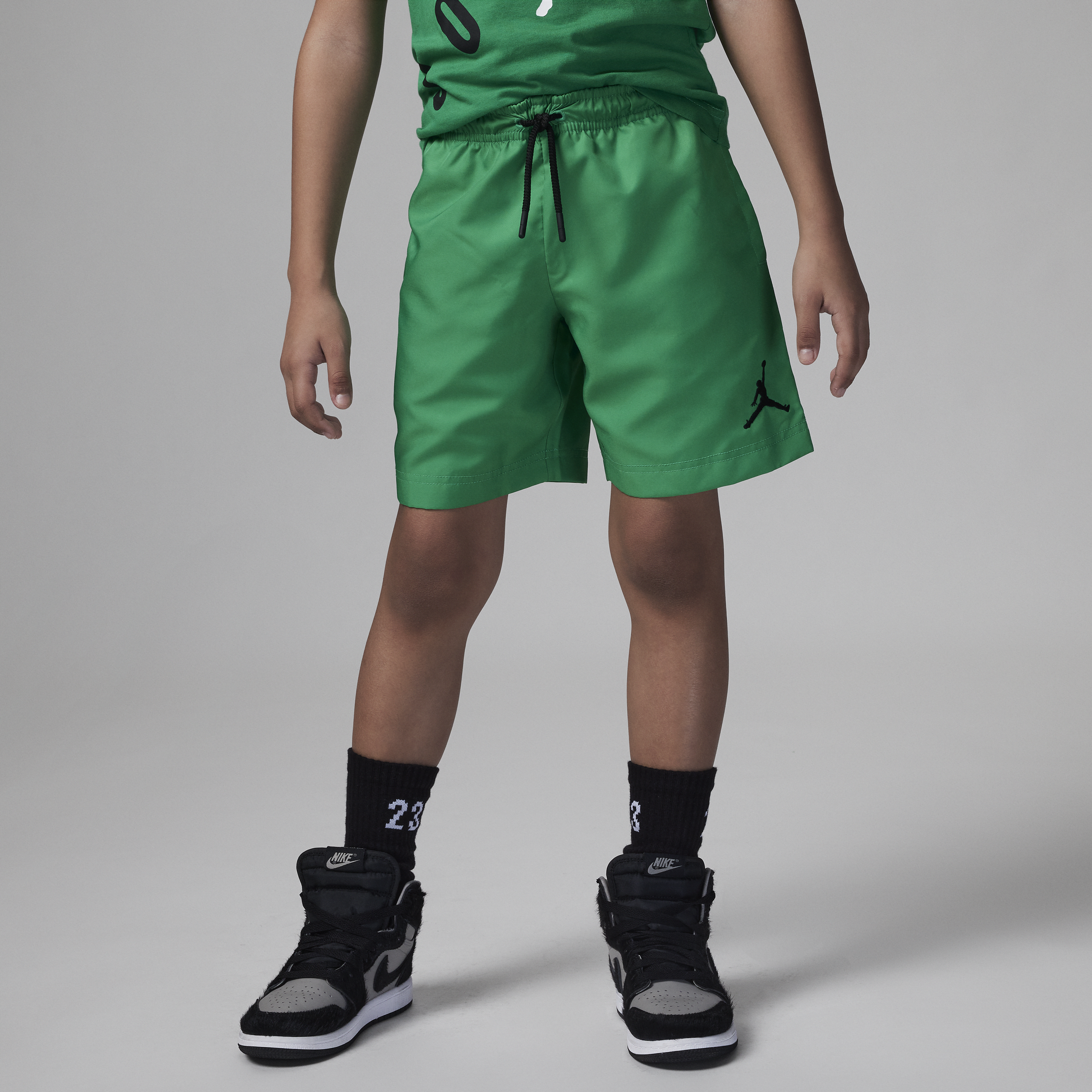 Jordan Jumpman Woven Play Shorts Little Kids' Shorts In Green
