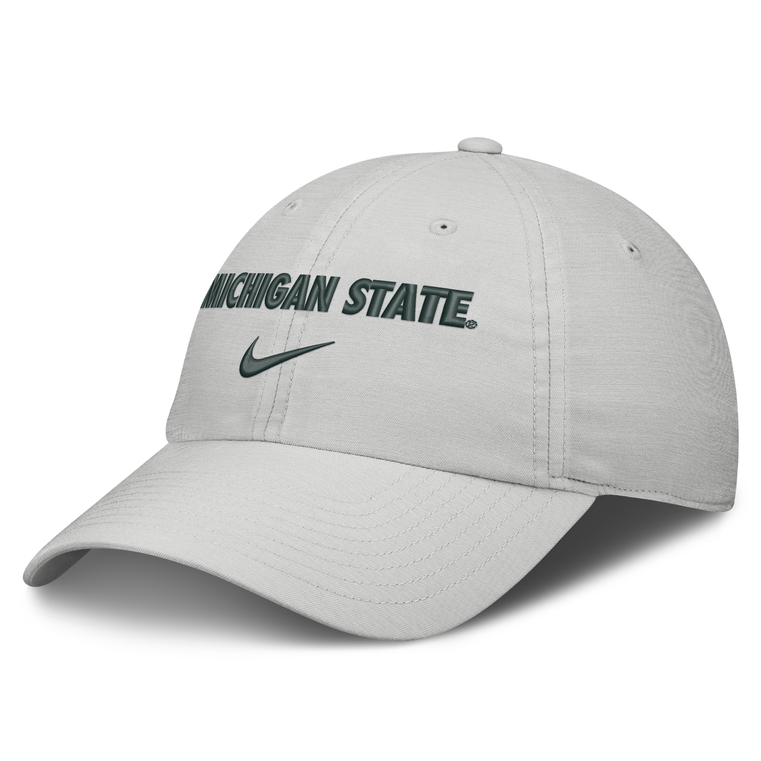 Nike Men's and Women's Gray Michigan State Spartans 2026 On-Field Gameday Club Adjustable Hat - Gray