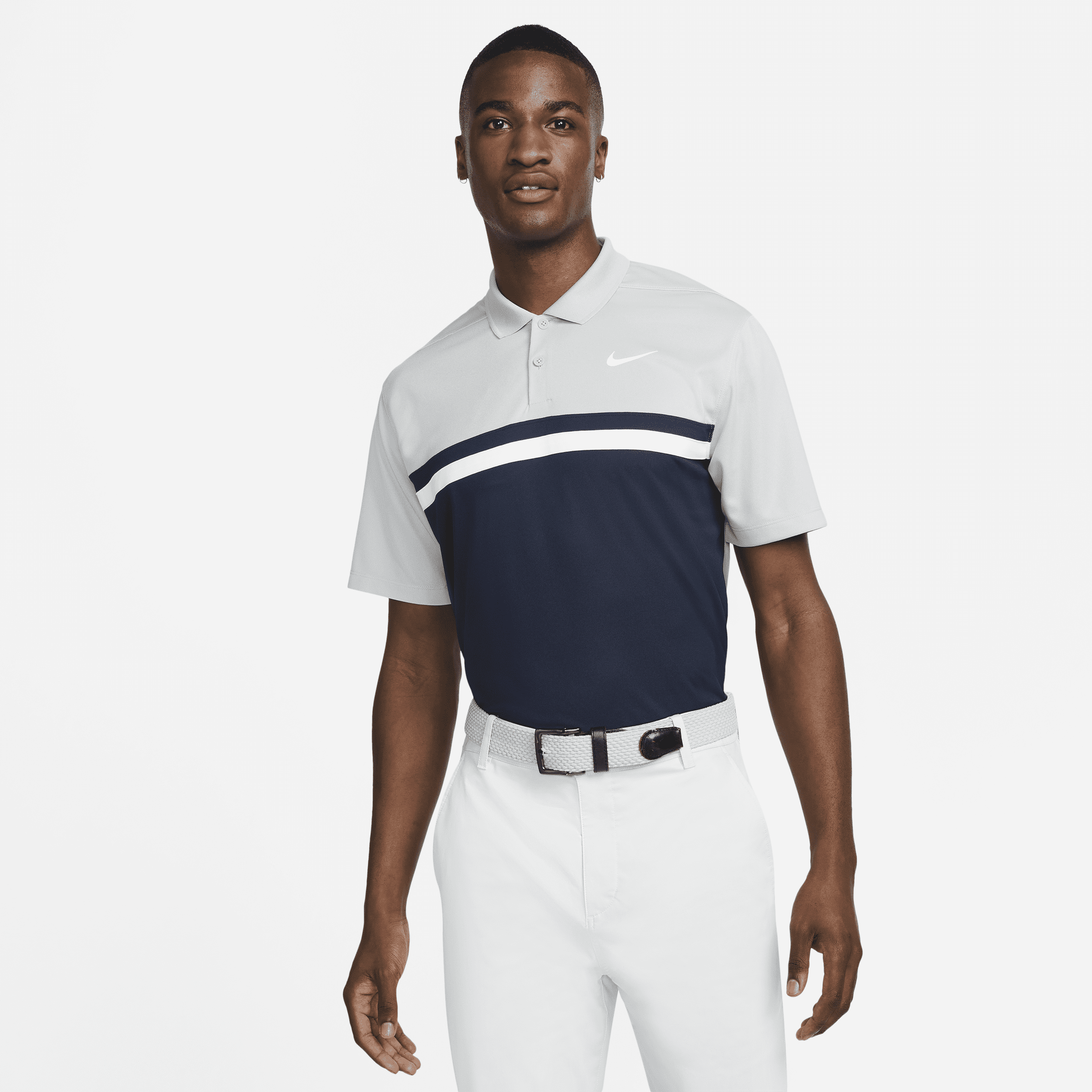 Nike Men's Dri-fit Victory Golf Polo In Grey