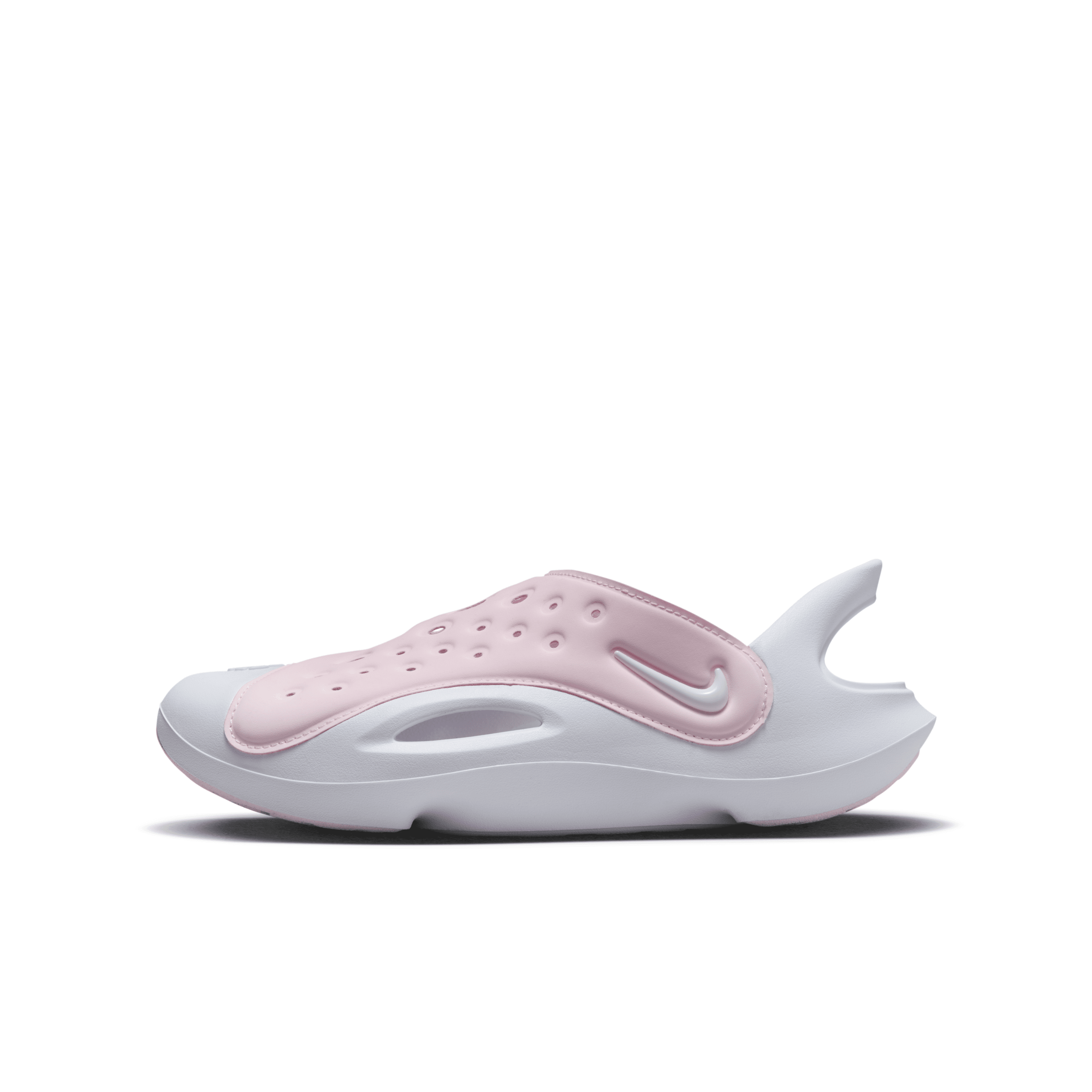 Shop Nike Aqua Swoosh Big Kids' Sandals In Pink