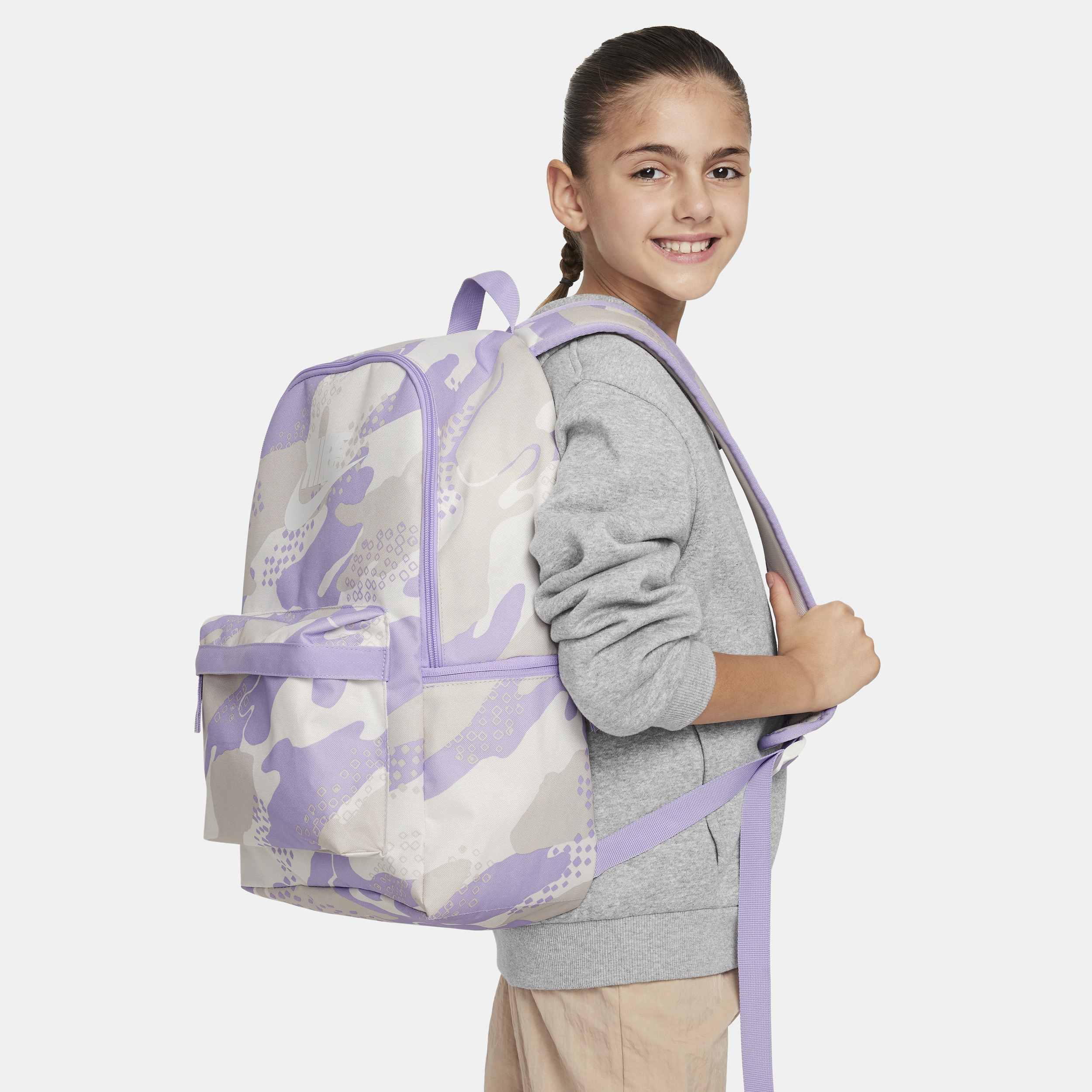 Shop Nike Heritage Kids' Backpack (25l) In Brown