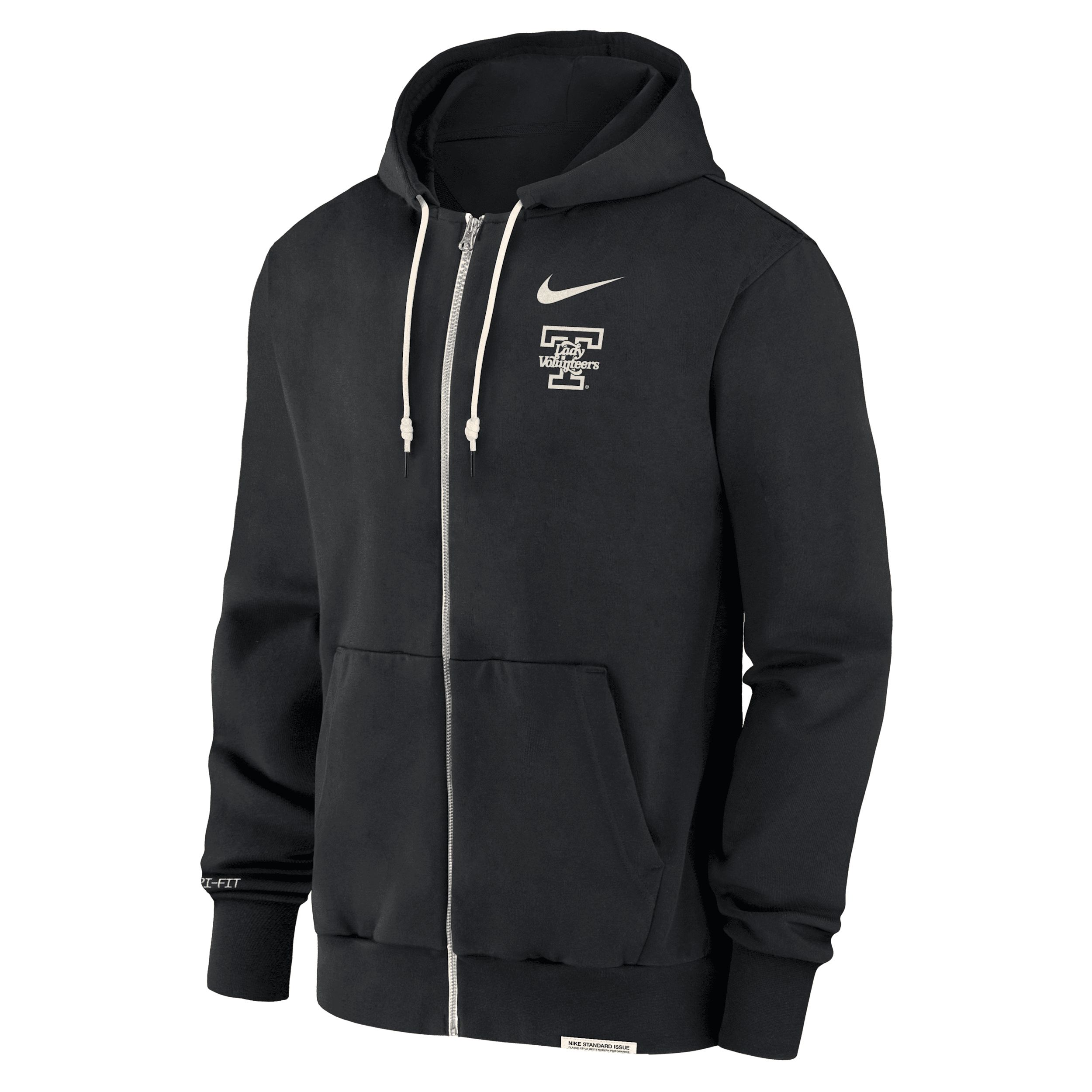 Nike Tennessee Volunteers On-court Basketball Menâs  Men's Dri-fit College Full-zip Hoodie In Black