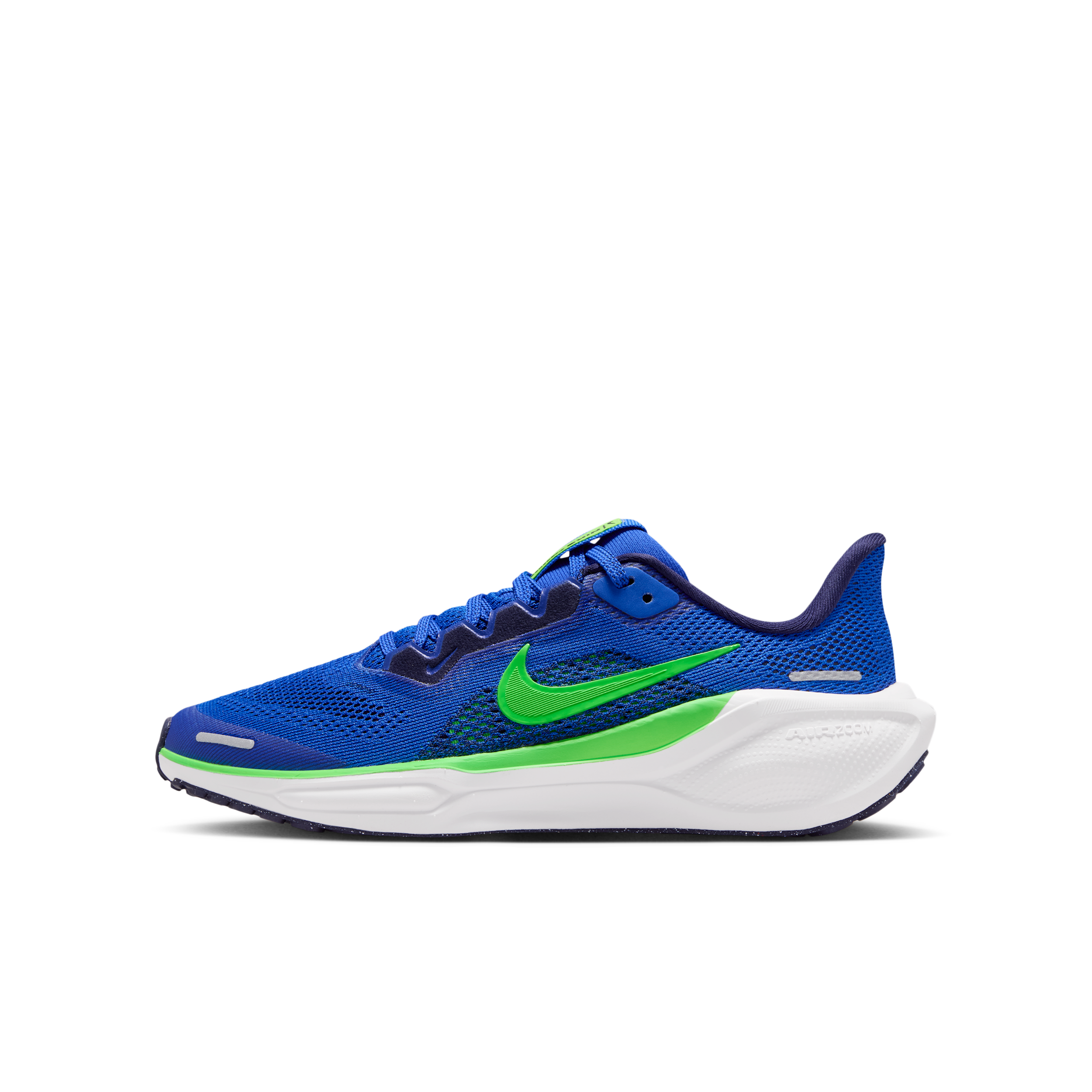 Nike Boys Air Zoom Pegasus 41 - Running Shoes Racer Blue/Green Strike