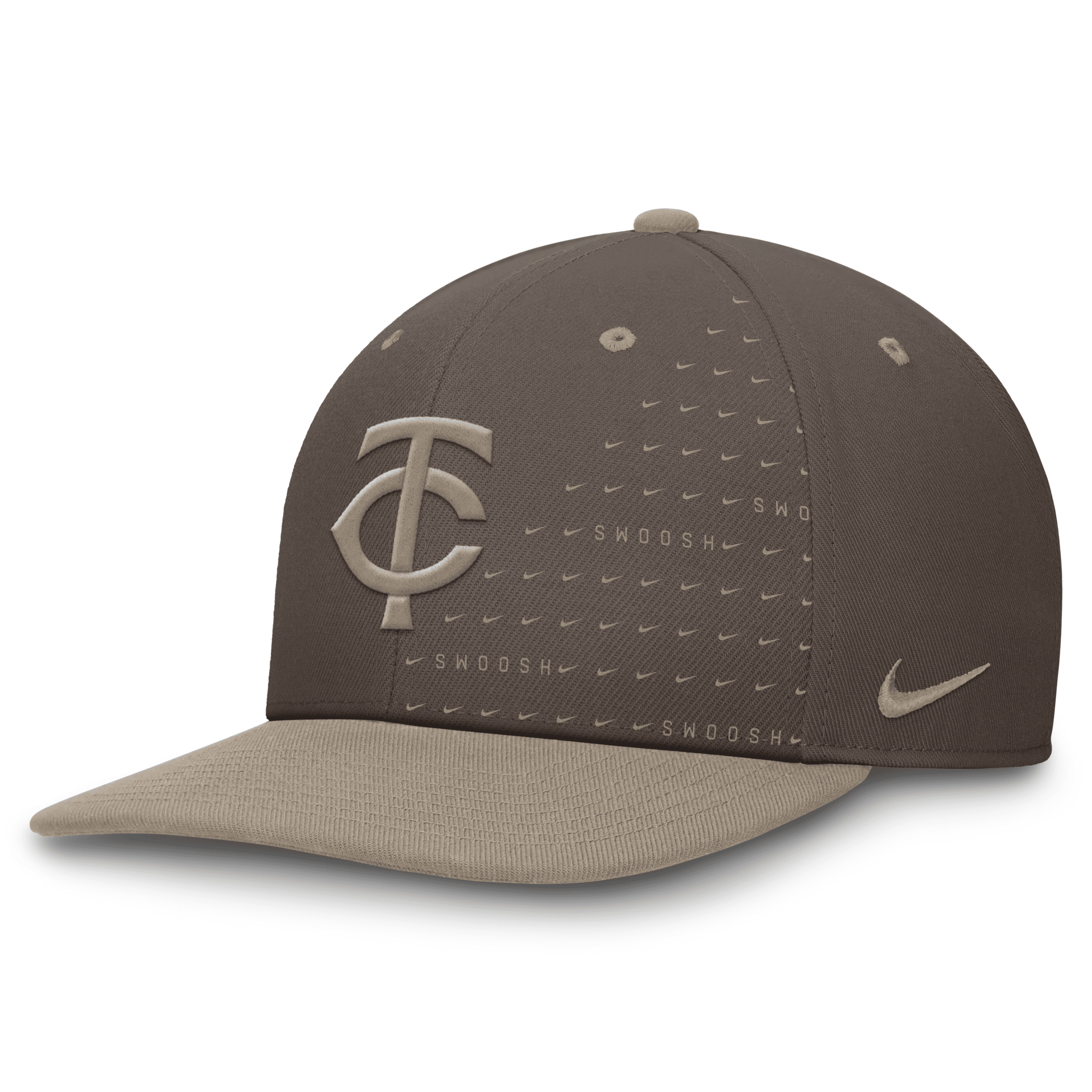 Nike Minnesota Twins Statement Pro  Men's Dri-fit Mlb Adjustable Hat In Brown