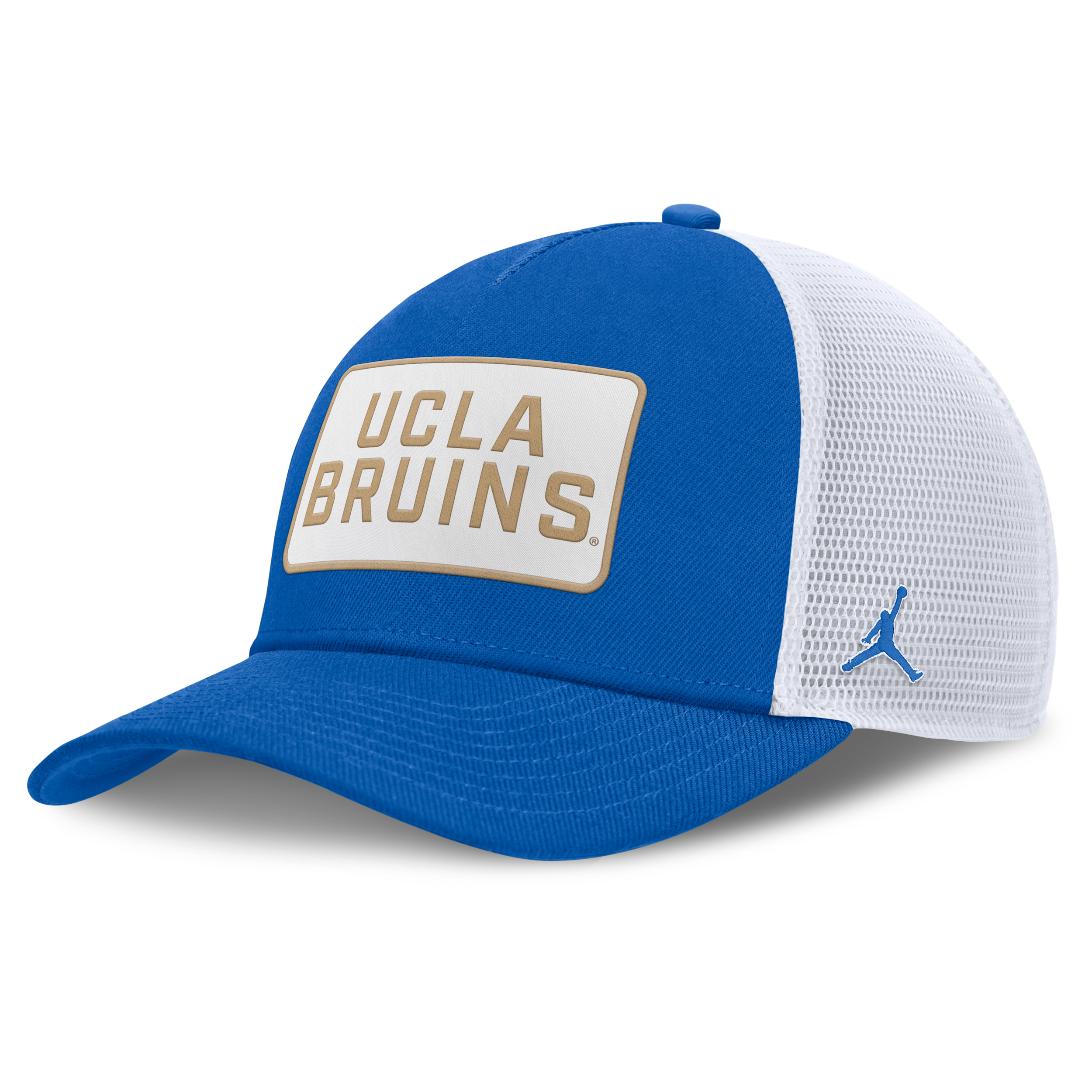 Jordan Men's Blue/White Ucla Bruins 2025 On-Field Rise Patch Trucker Adjustable Hat - Blue, White