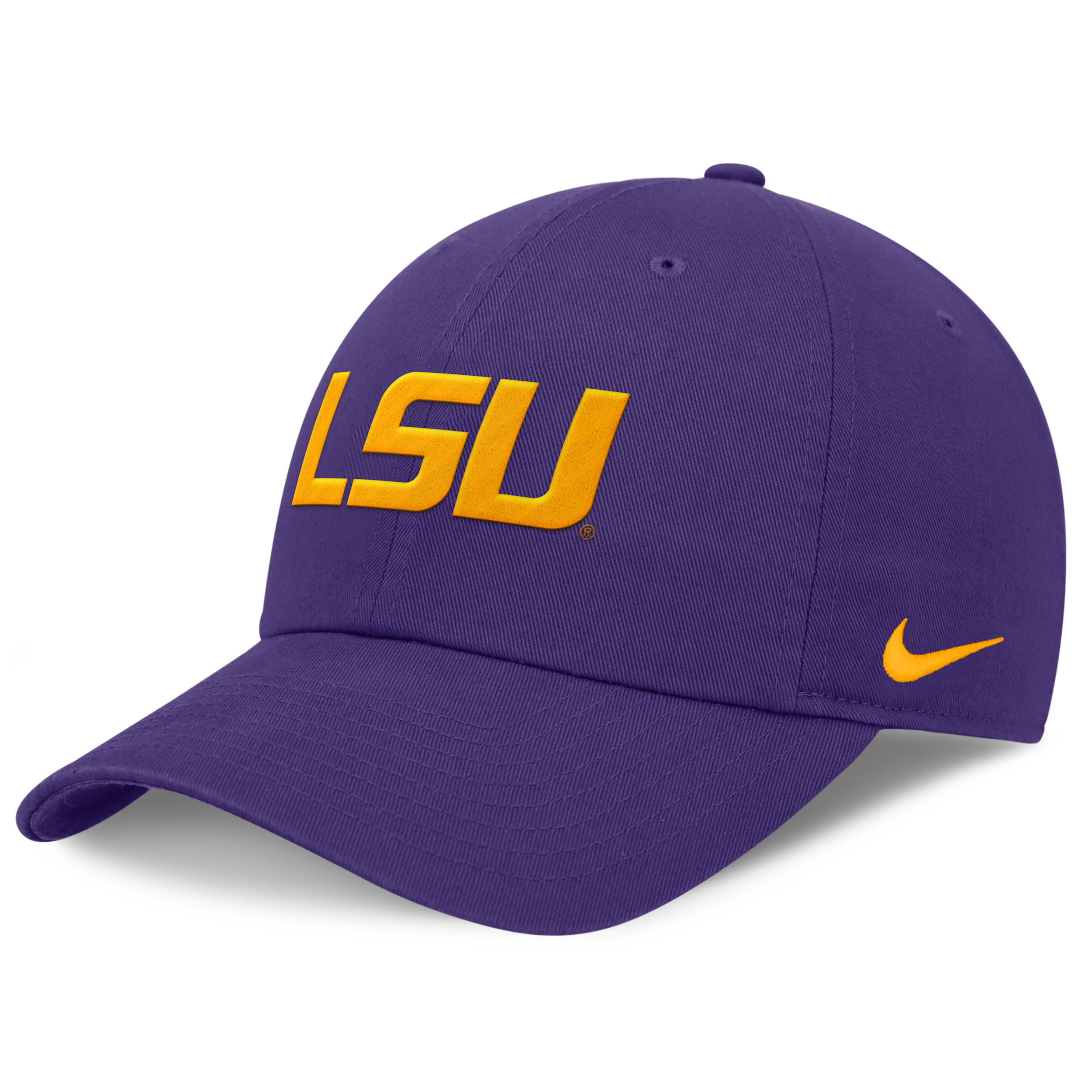 LSU Classic Club Nike Men's College Adjustable Hat in Purple | NC0151LLSN-HAP