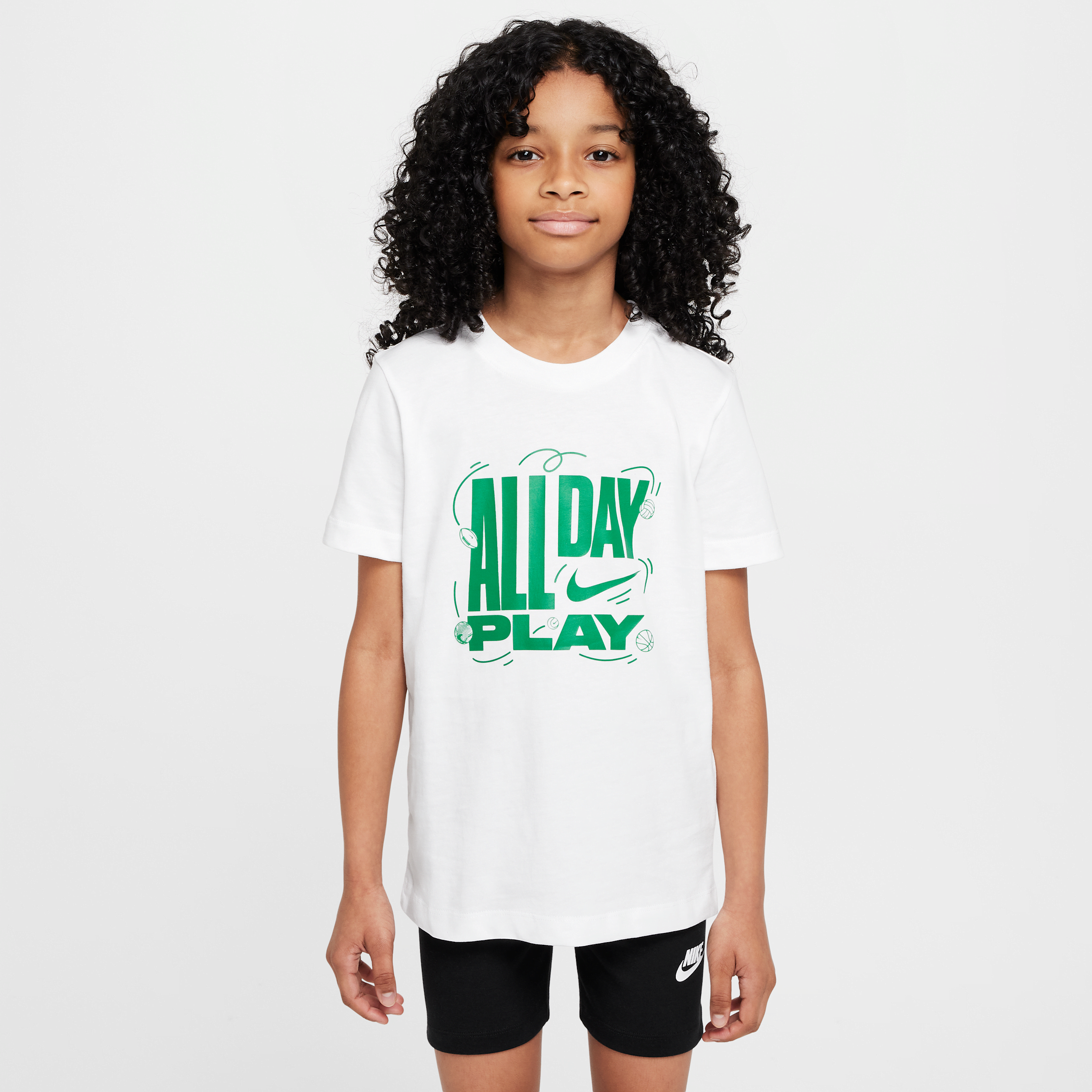 Nike Sportswear Big Kids' T-shirt In White