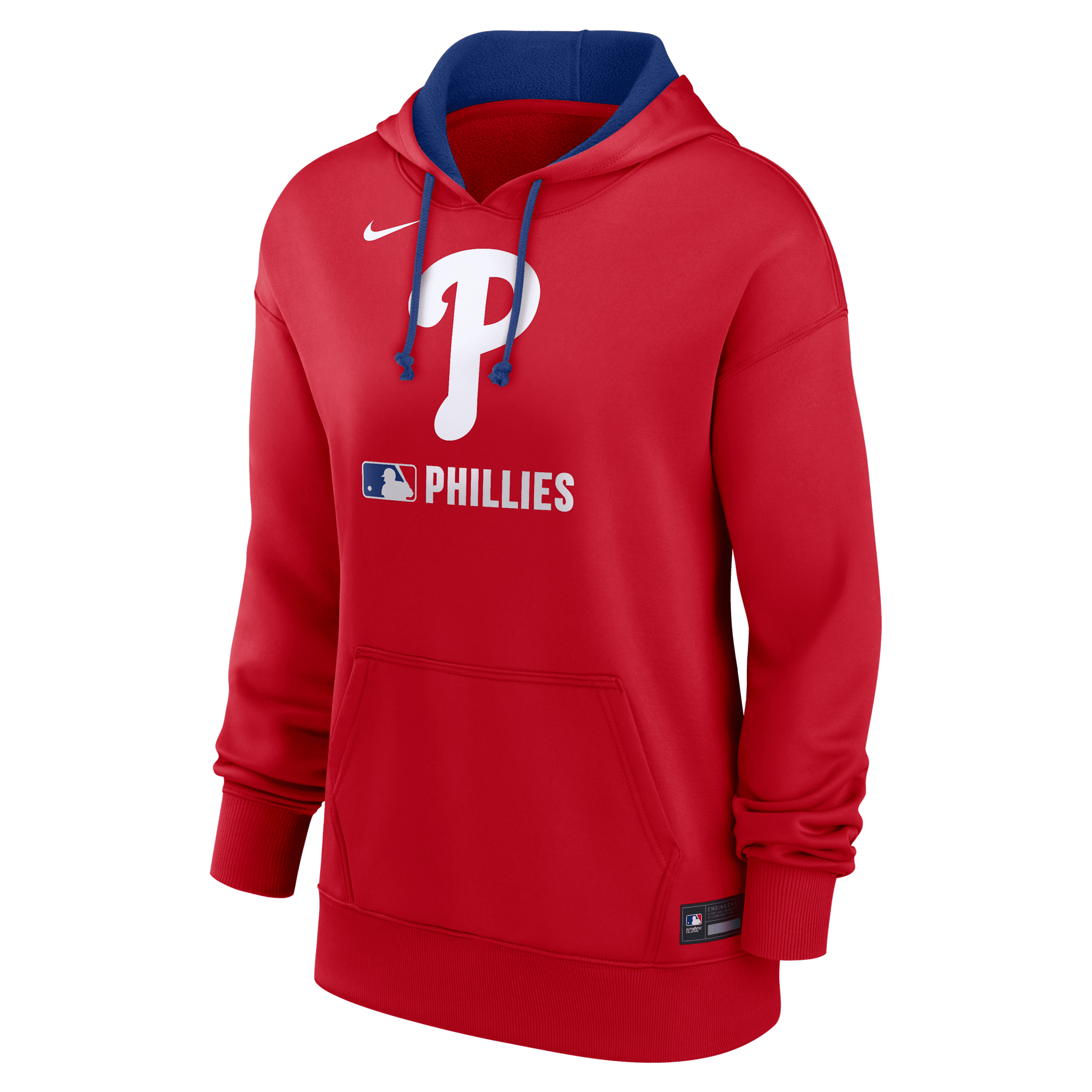 Nike Women's Philadelphia Phillies Authentic Collection Therma Mlb Pullover Hoodie In Red
