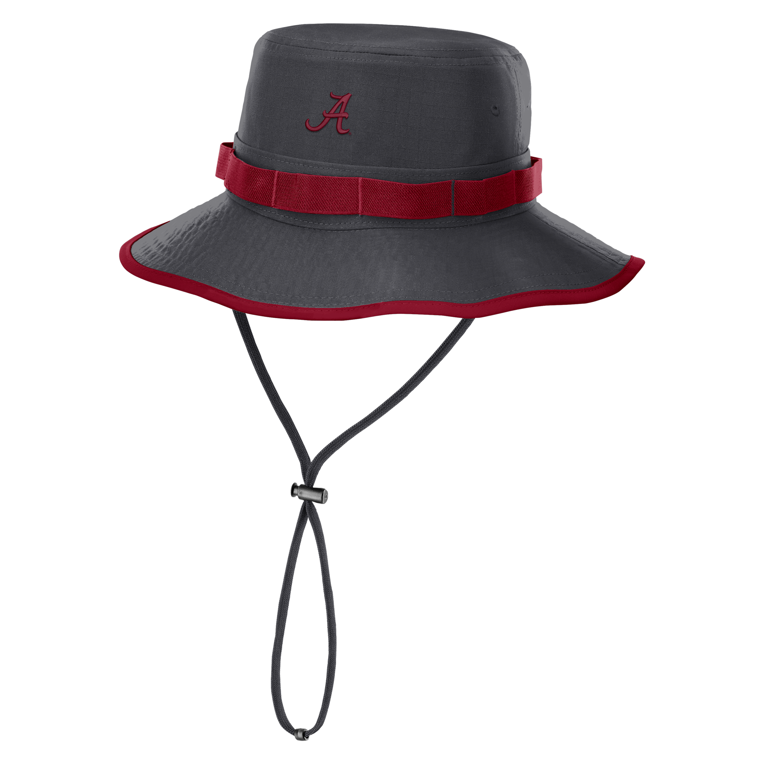 Nike Men's Anthracite Alabama Crimson Tide 2026 Sideline Apex Boonie Bucket Hat - Anthracite, Crimson