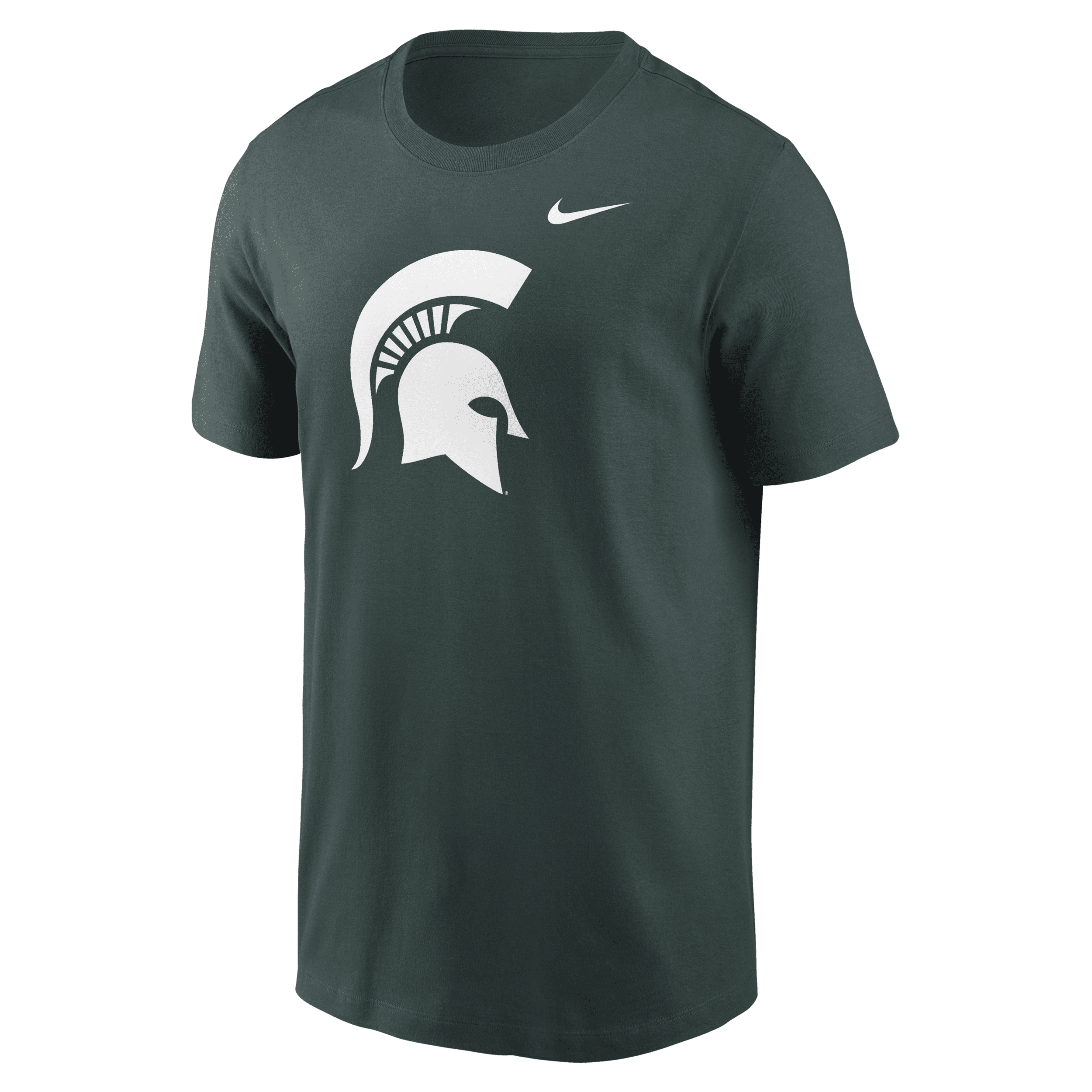 Shop Nike Michigan State Spartans Primetime Evergreen Logo  Men's College T-shirt In Green
