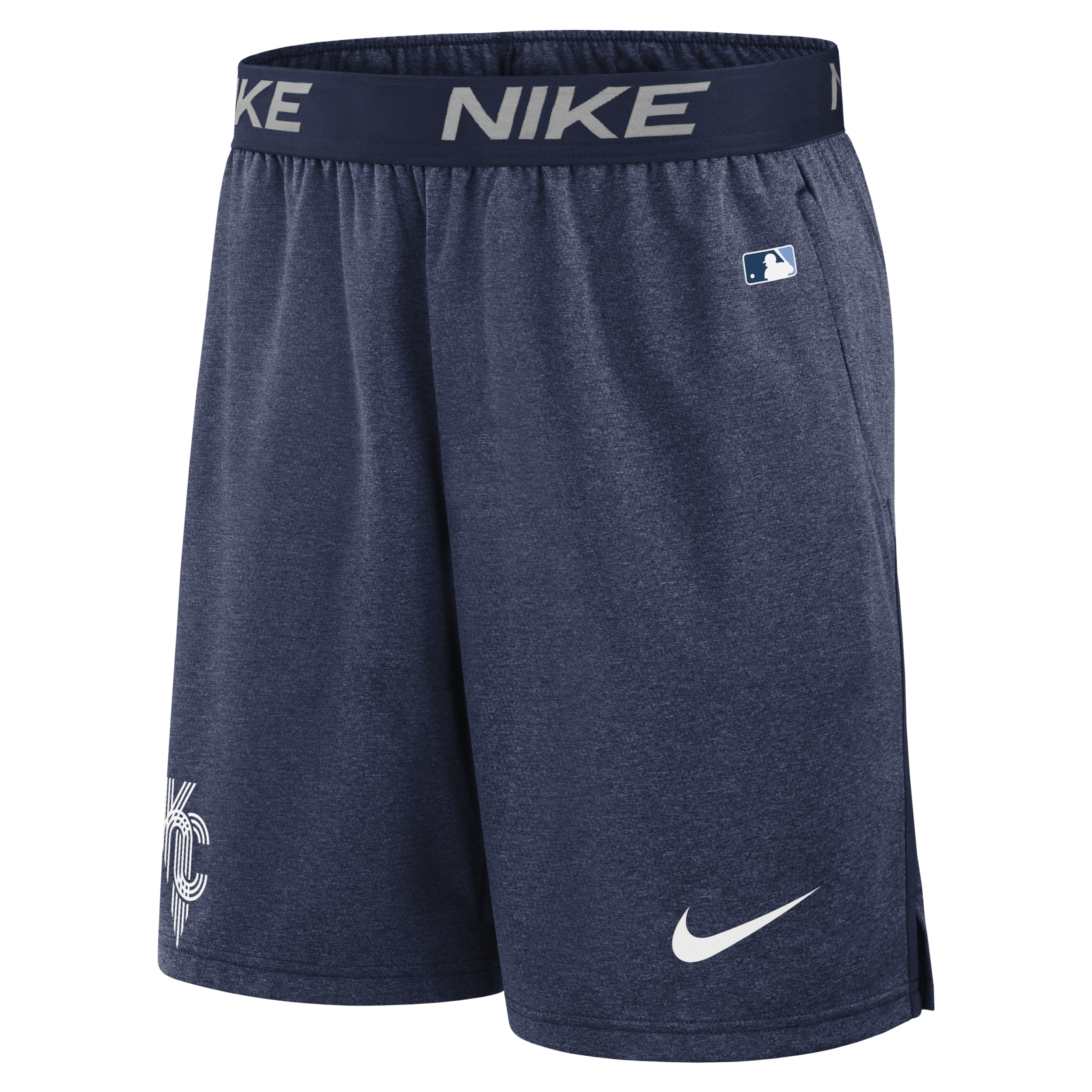 Shop Nike Kansas City Royals City Connect Practice  Men's Dri-fit Mlb Shorts In Blue