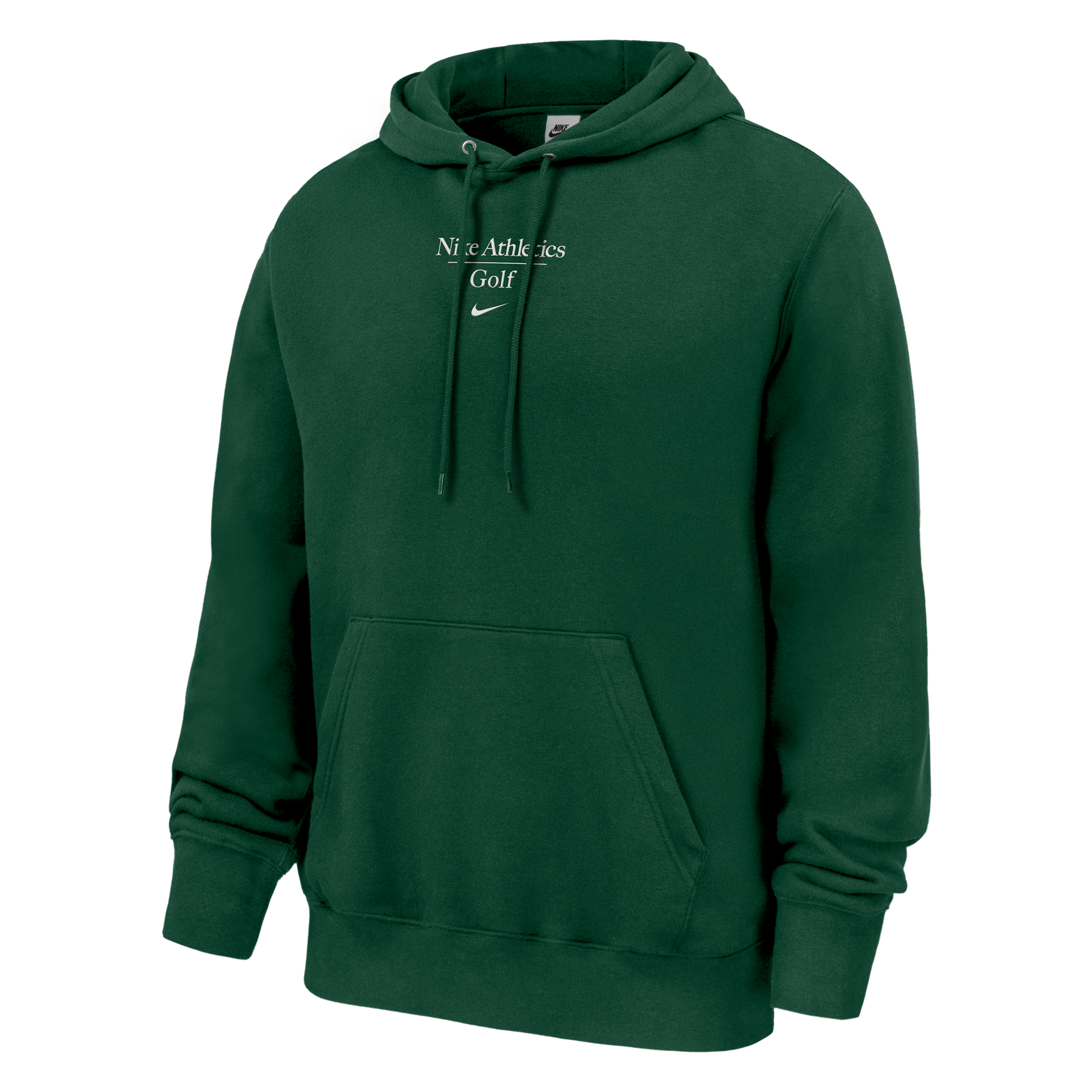 Nike Men's Club Fleece Golf Pullover Hoodie In Green