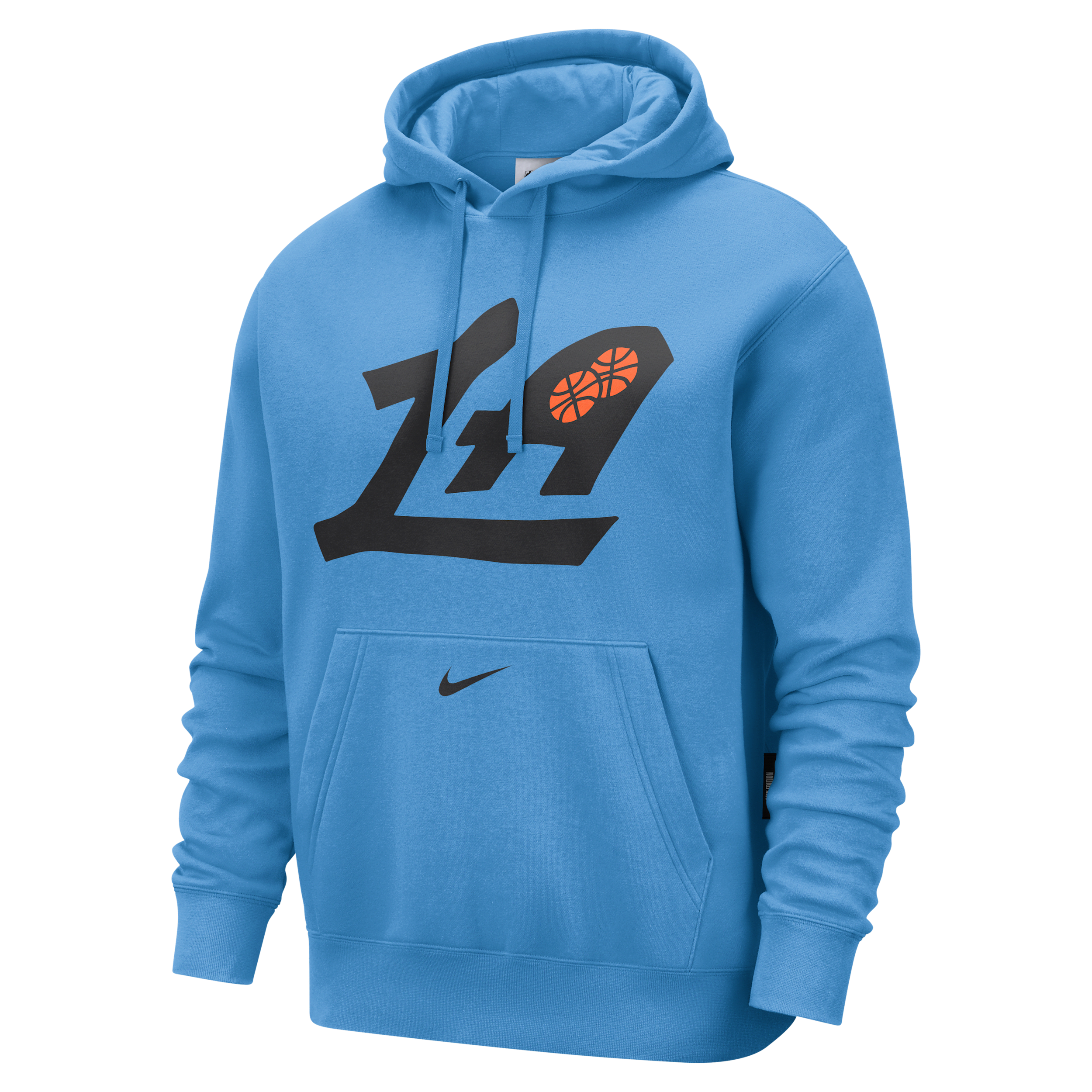 Nike Men's Blue La Clippers 2024/25 City Edition Essential Club Pullover Hoodie In Blue