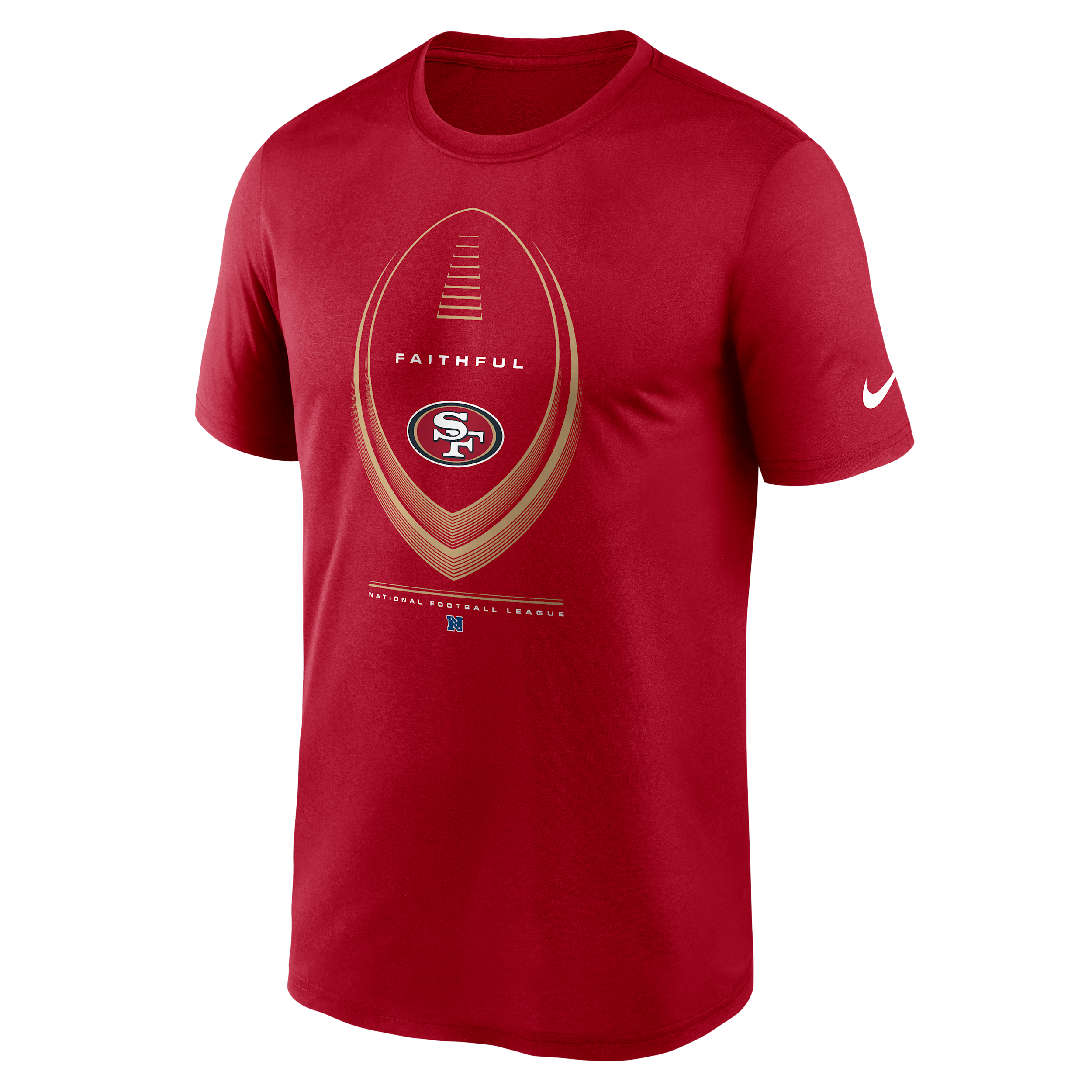 San Francisco 49ers Legend Icon Nike Men's Dri-FIT NFL T-Shirt in Red | NKGK6DL9B-NDB