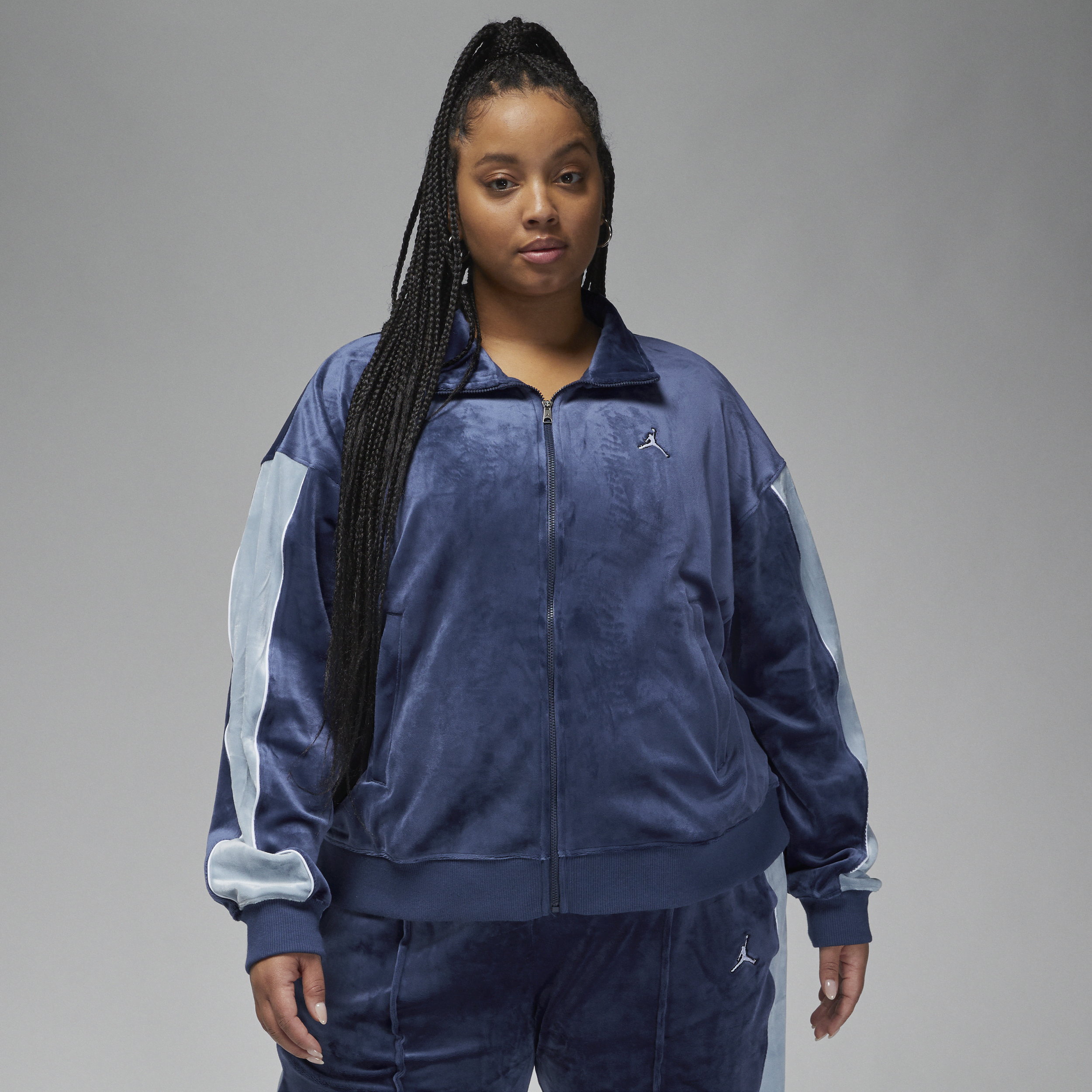 jordan flight women's velour jacket