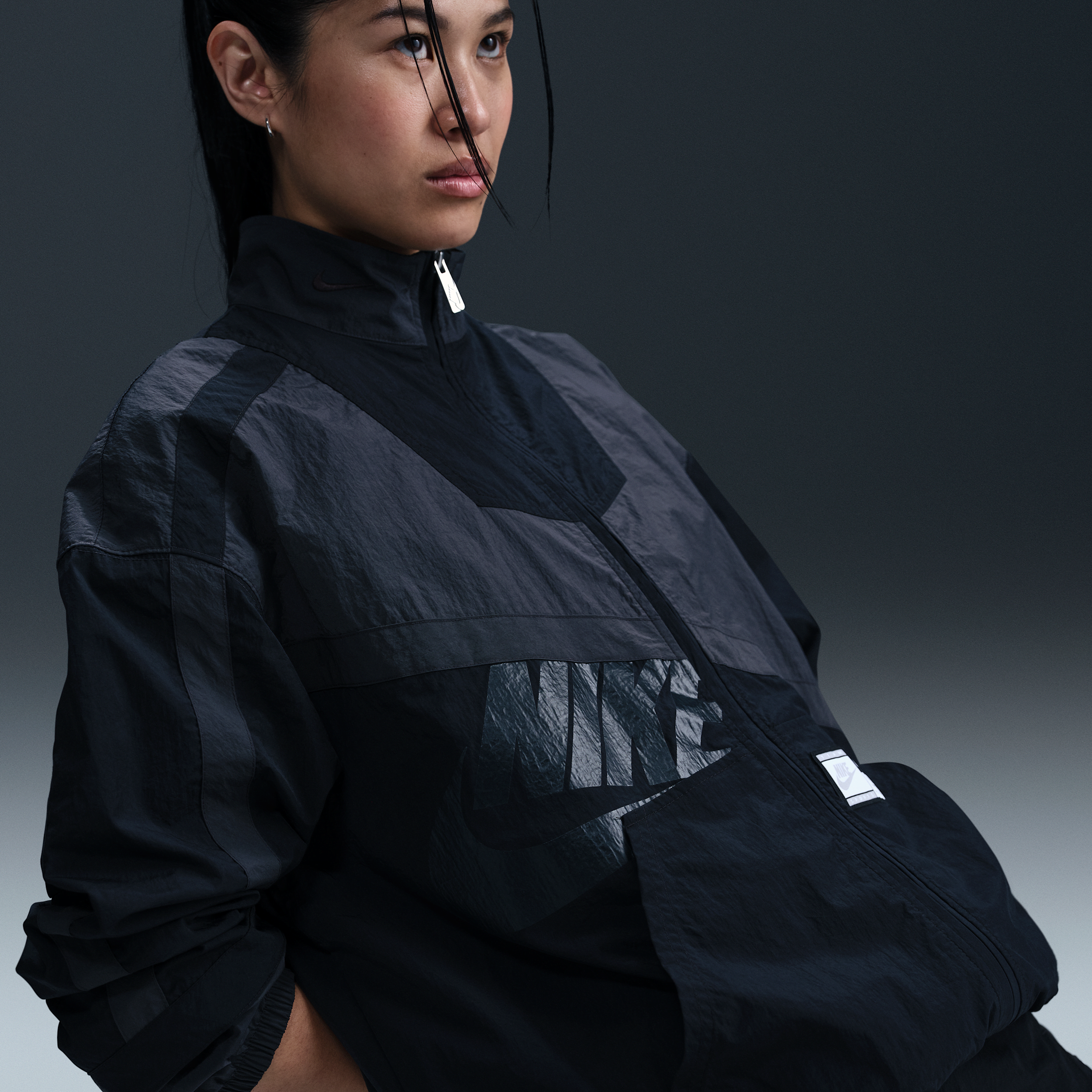Nike Sportswear Street Water Repellent Jacket In Grey
