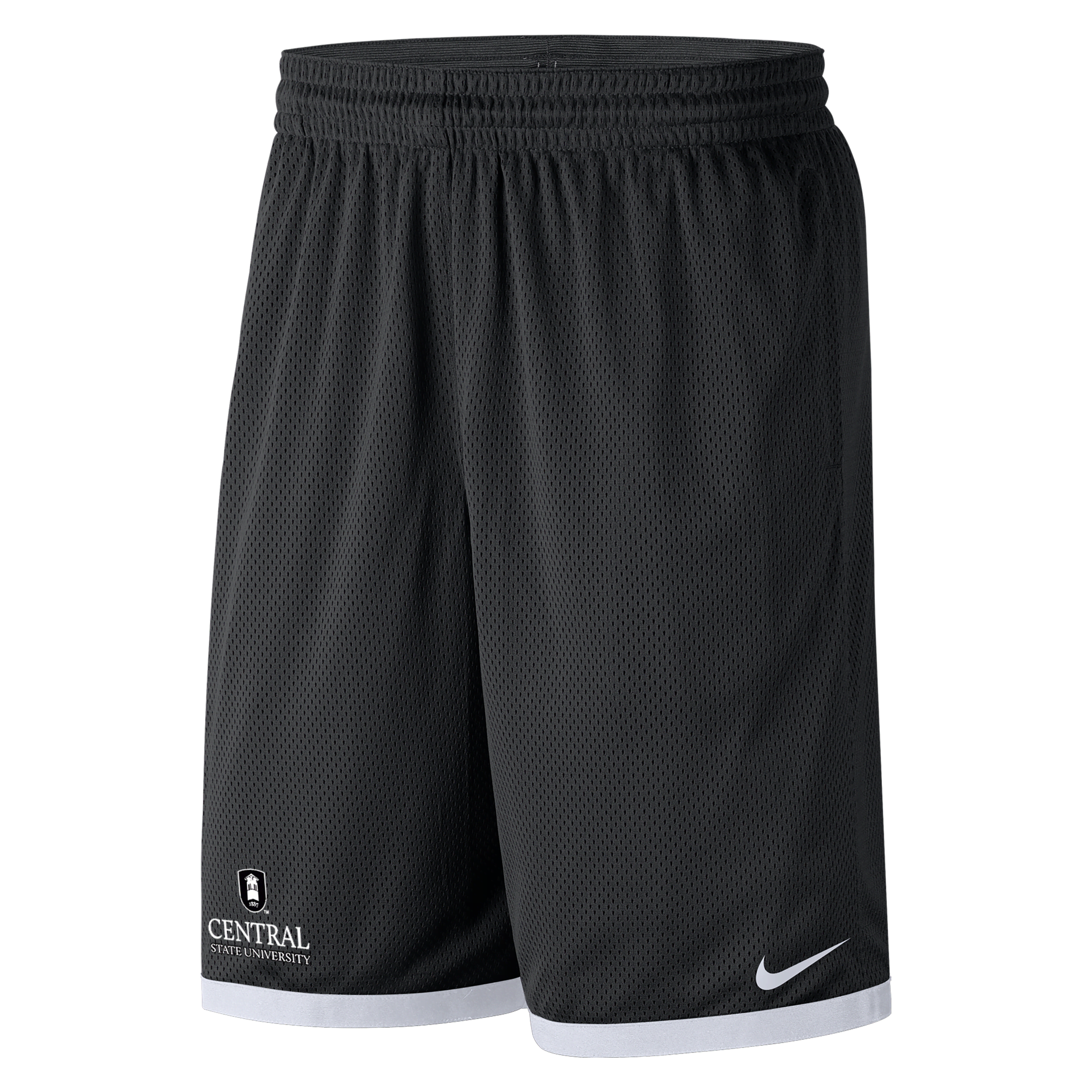 Nike Central State  Men's College Mesh Shorts In Black
