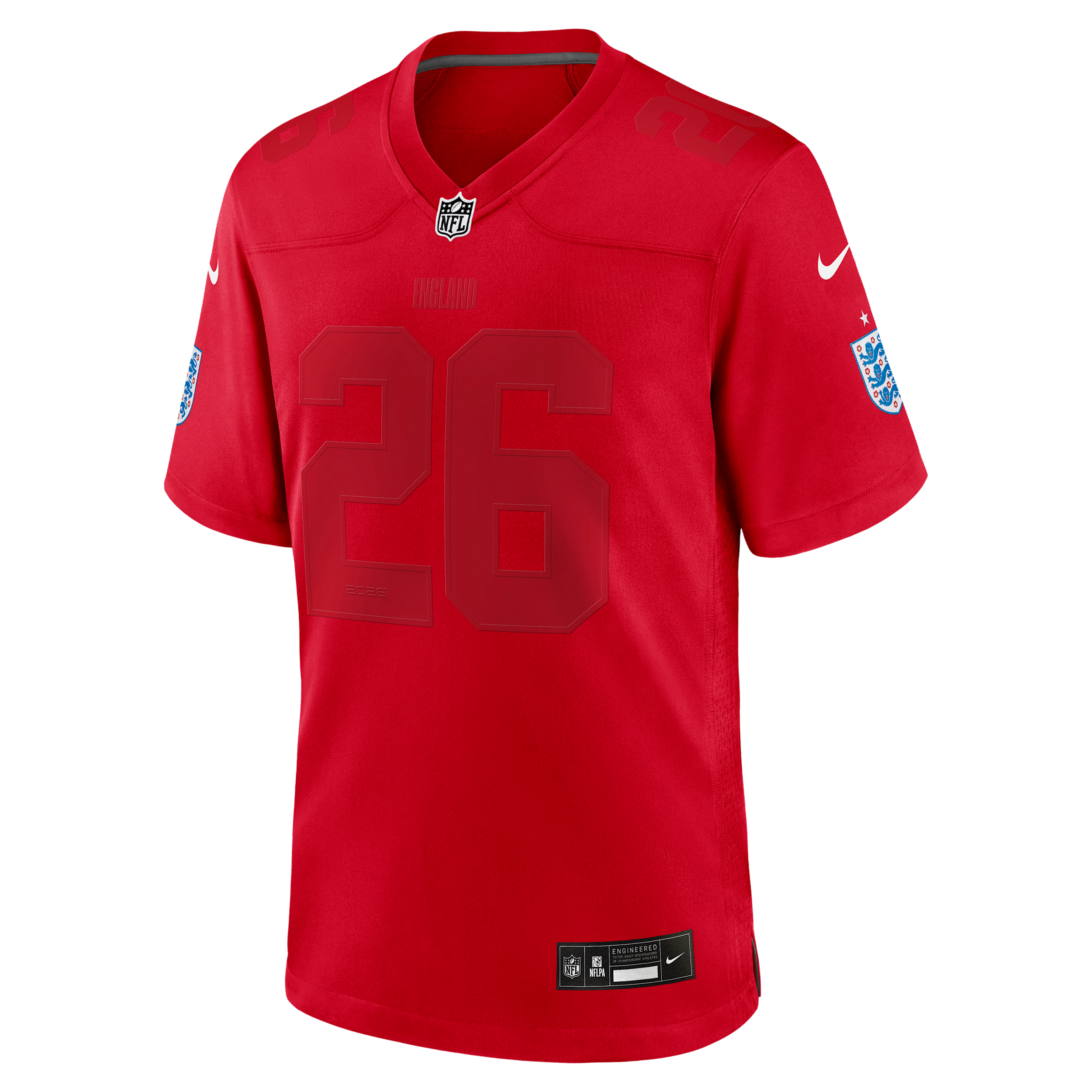 England National Team Nike Men's Soccer x NFL Game Jersey in Red | 67NM0LTPFAJ-P6T