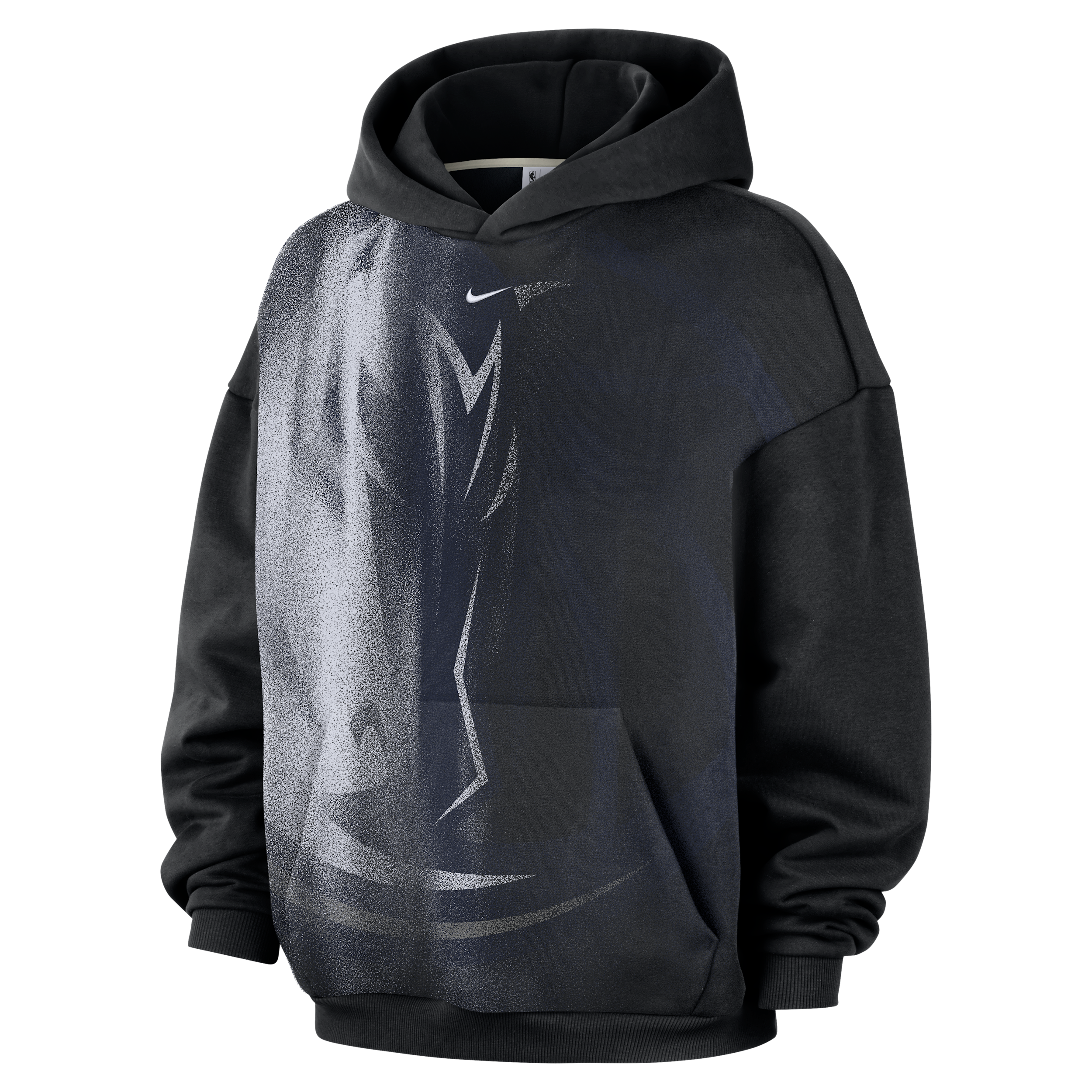 Nike Adult Dallas Mavericks Worn With Obsession Standard Issue Therma Fleece Icon Hoodie, Men's, Small, Black