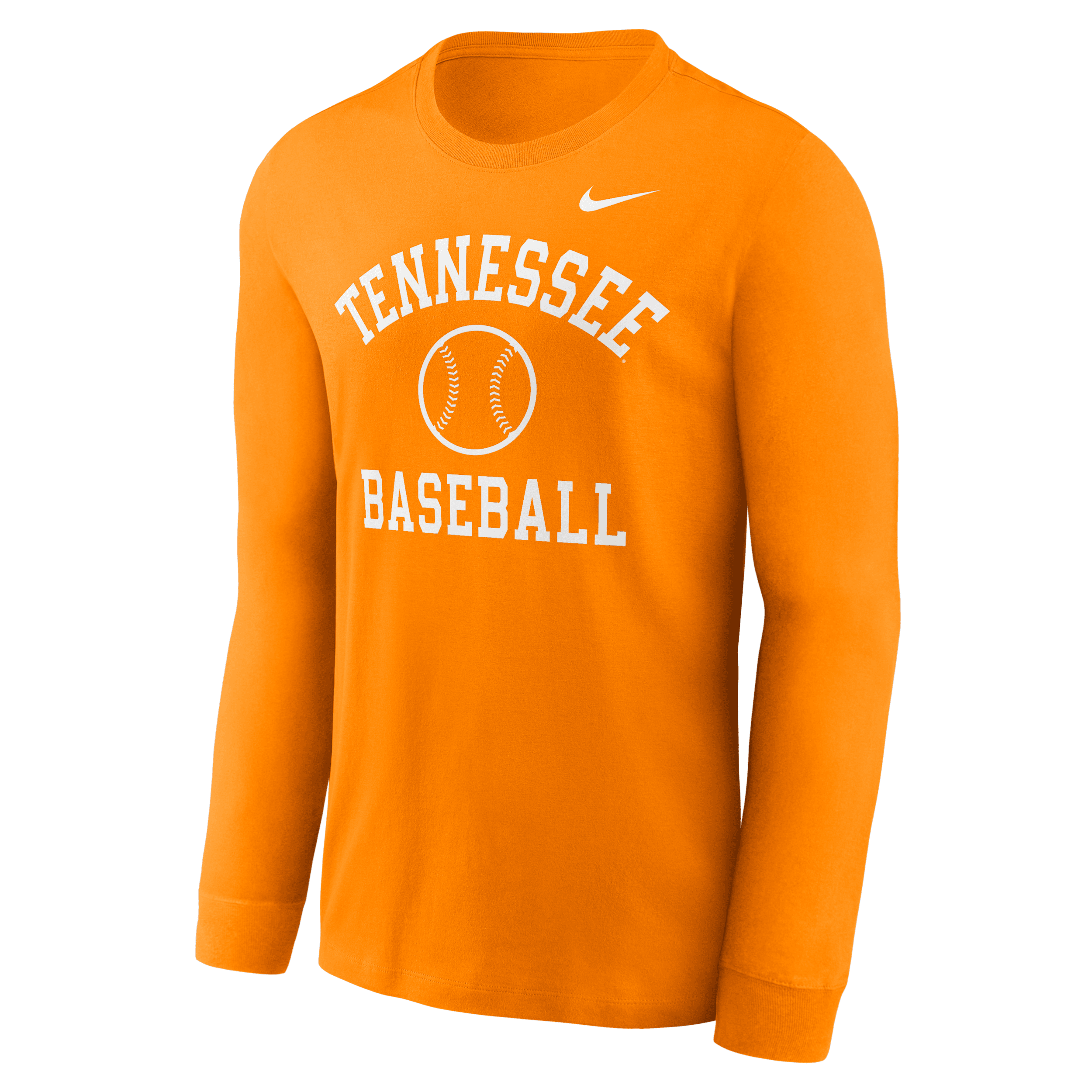 Nike Tennessee Volunteers Baseball Arch  Men's College Long-sleeve T-shirt In Orange