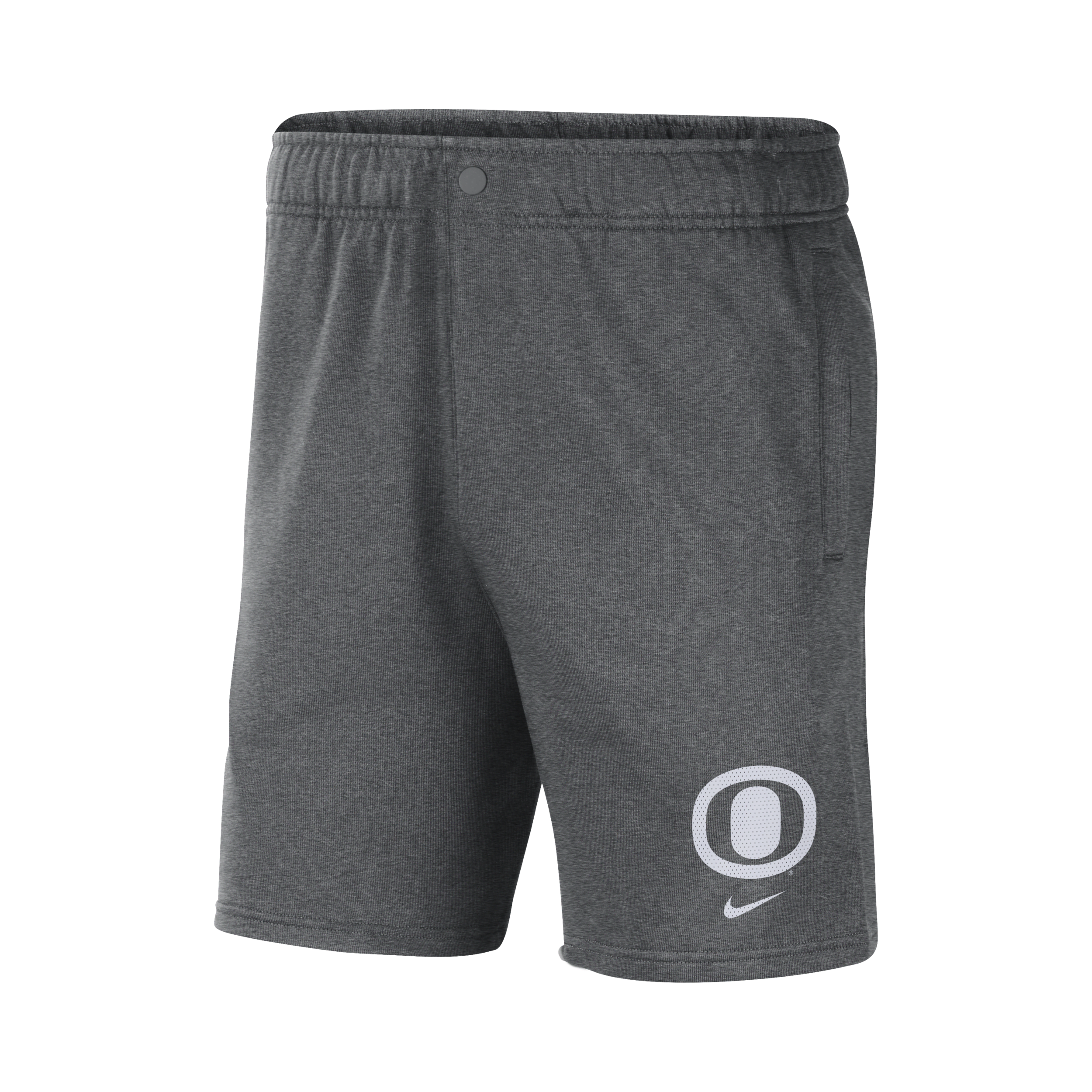 Shop Nike Oregon  Men's College Fleece Shorts In Grey