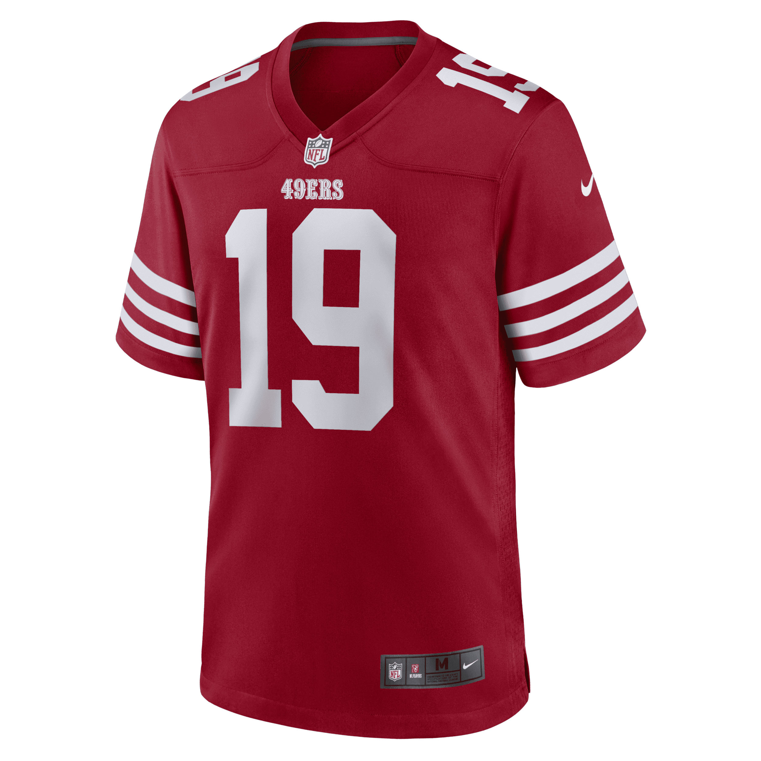 Men's San Francisco 49ers Deebo Samuel Nike White Player Game Jersey