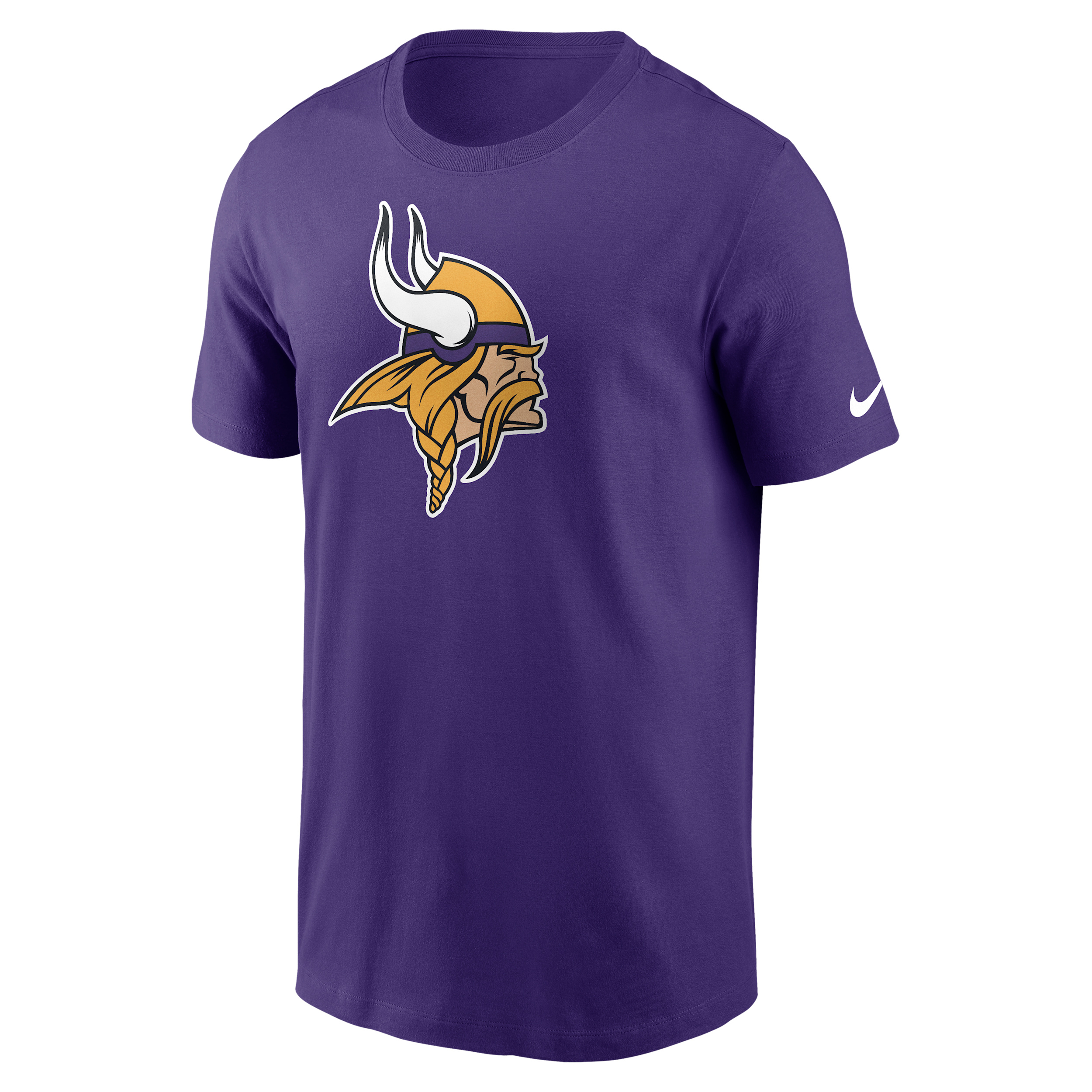 Minnesota Vikings Logo Essential Nike Men's NFL T-Shirt in Purple | N19951L9M-UXR