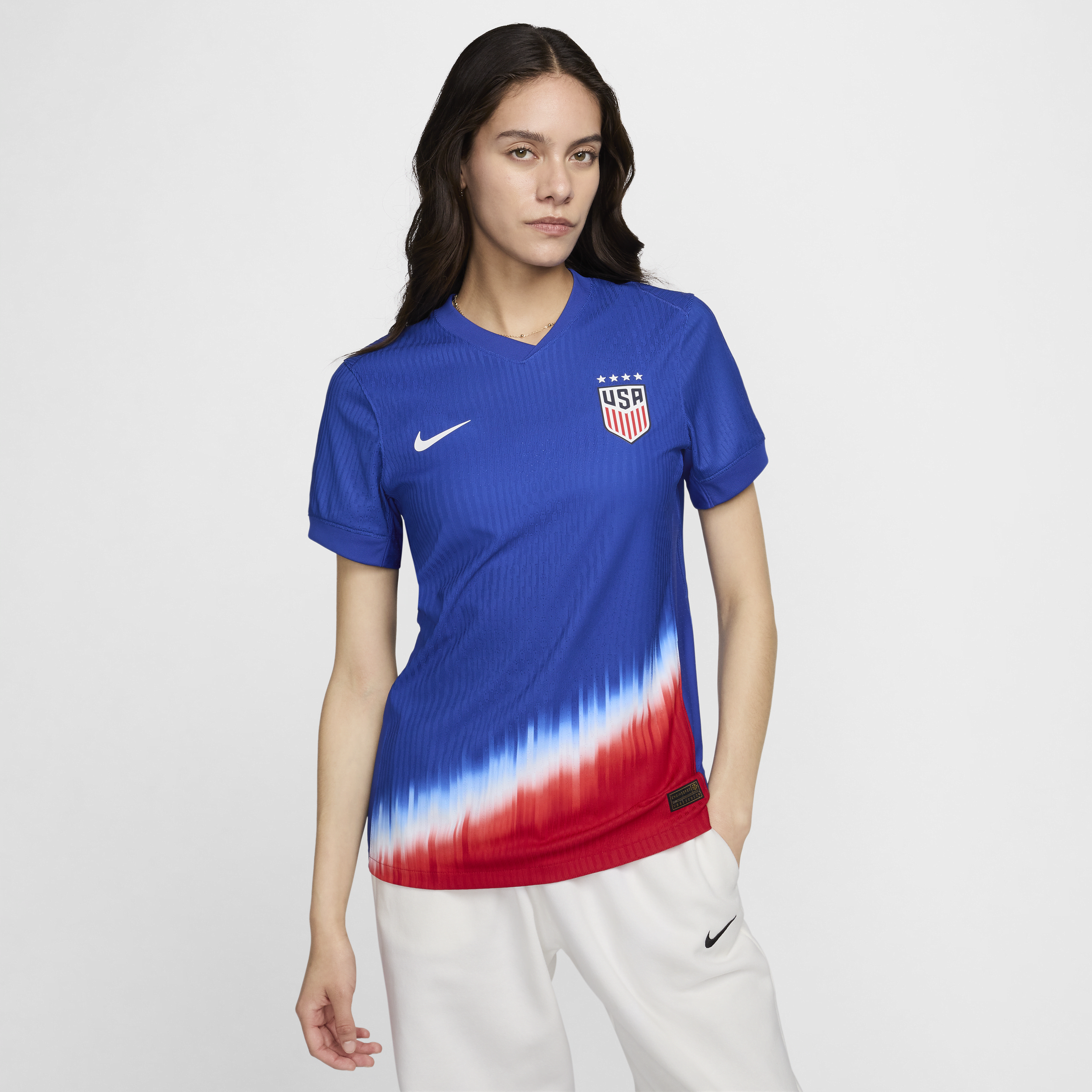 Shop Nike Uswnt 2024 Match Away  Women's Dri-fit Adv Soccer Authentic Jersey In Blue