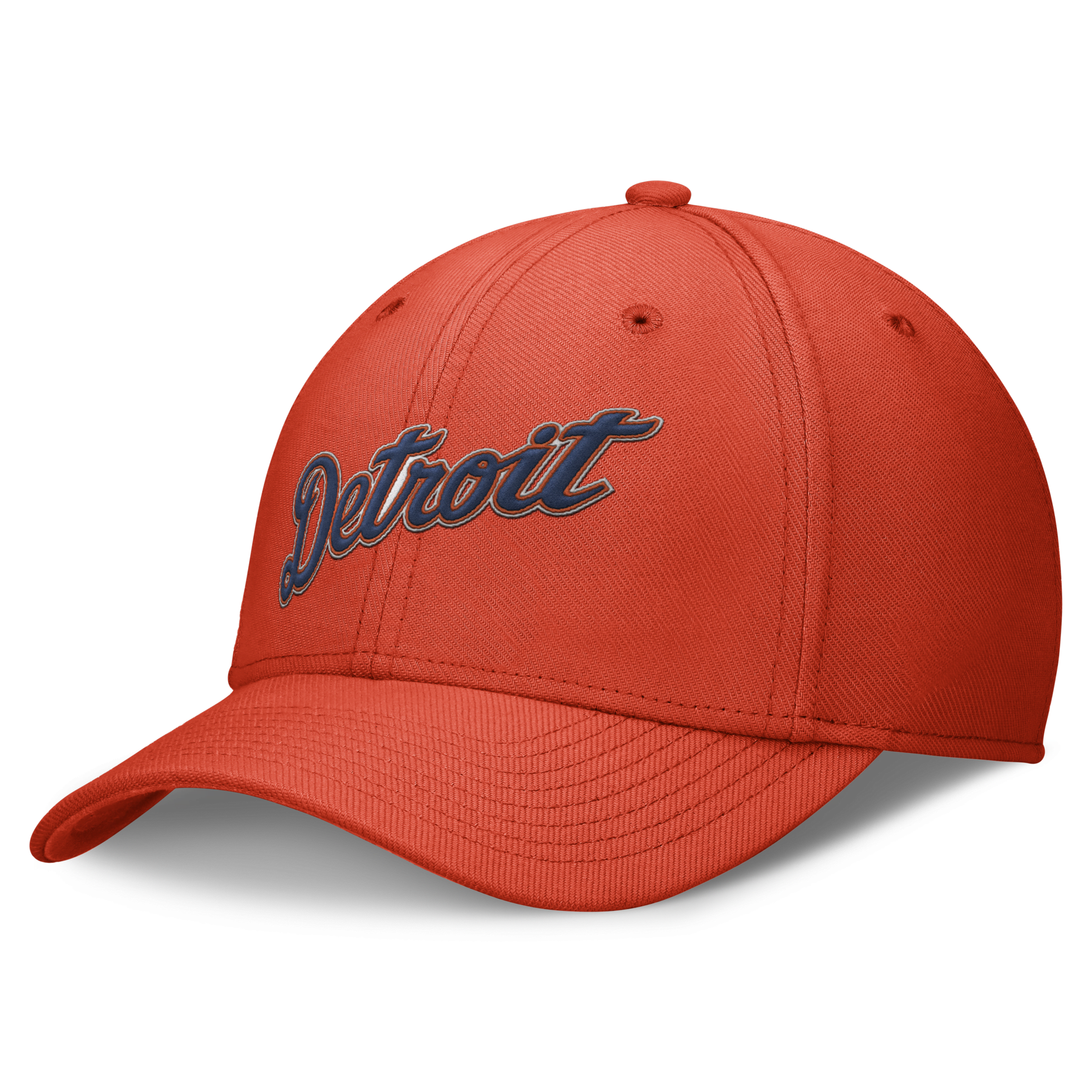 Nike Detroit Tigers Evergreen Swoosh  Men's Dri-fit Mlb Hat In Orange