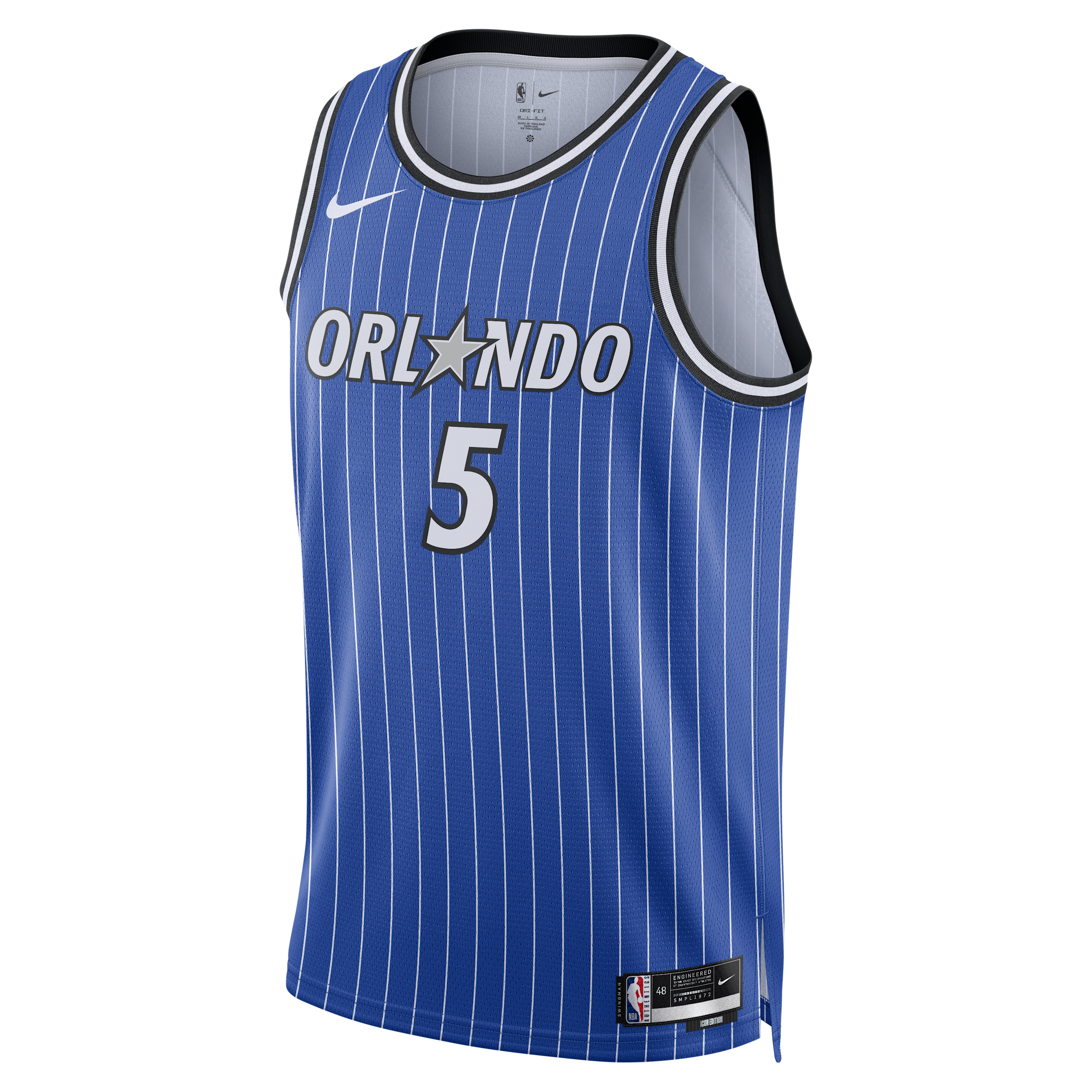 Nike Paolo Banchero Orlando Magic 2025/26 Icon Edition  Men's Dri-fit Nba Swingman Jersey In Blue
