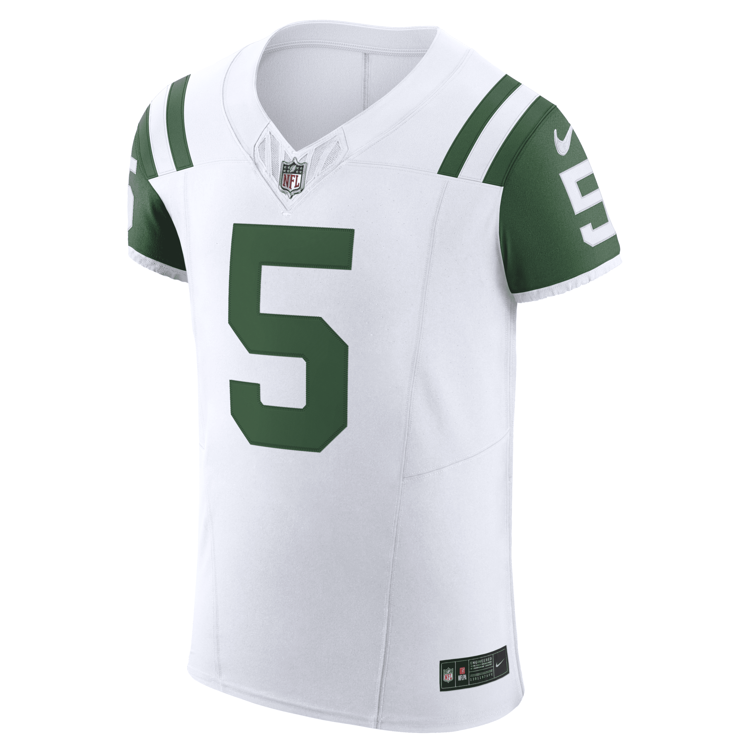Garrett Wilson New York Jets Nike Men's Dri-FIT NFL Elite Football Jersey in White | 01PG0AAK72F-NR4