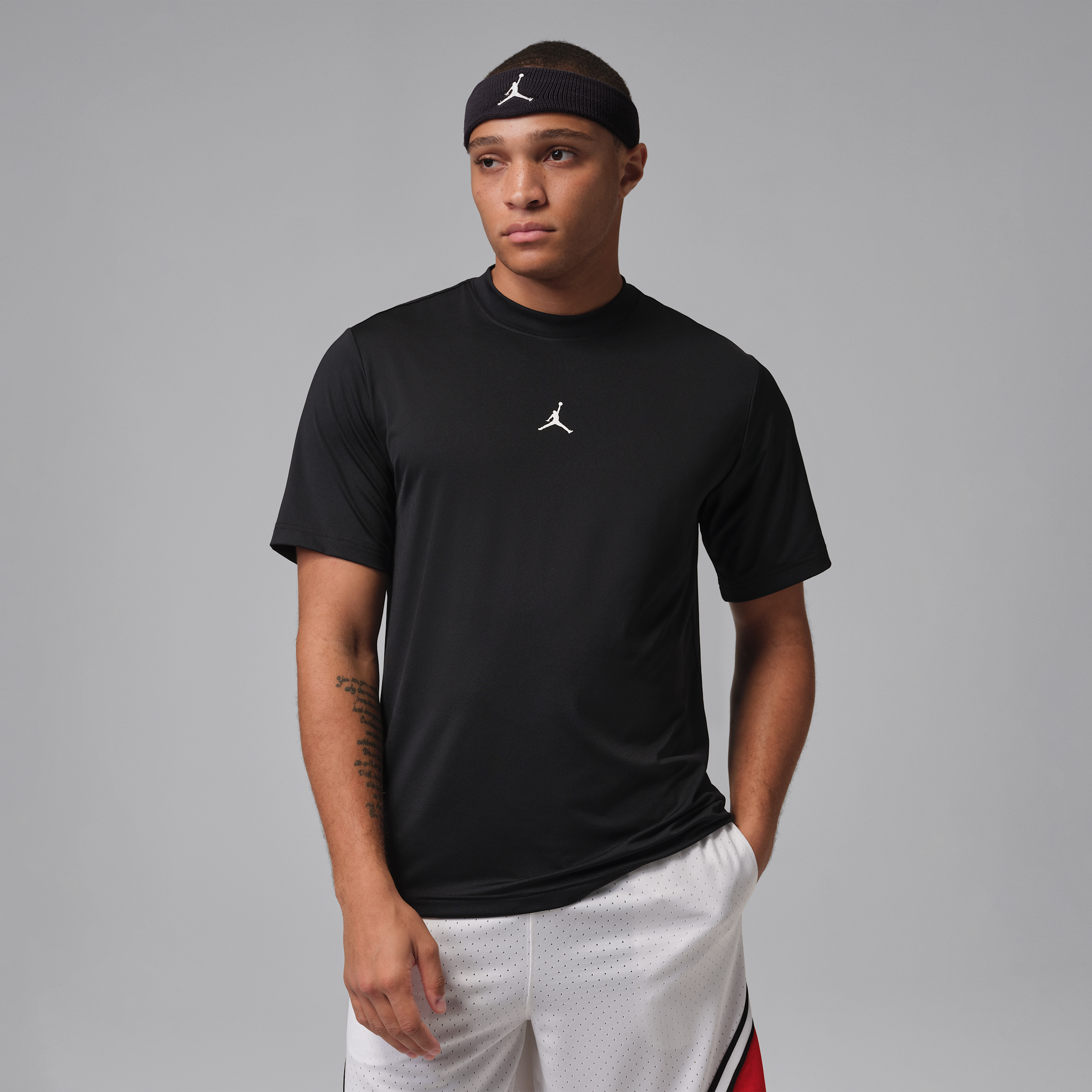 Men's Jordan Sport Essentials Dri-FIT Short-Sleeve Top in Black | IF0882-010