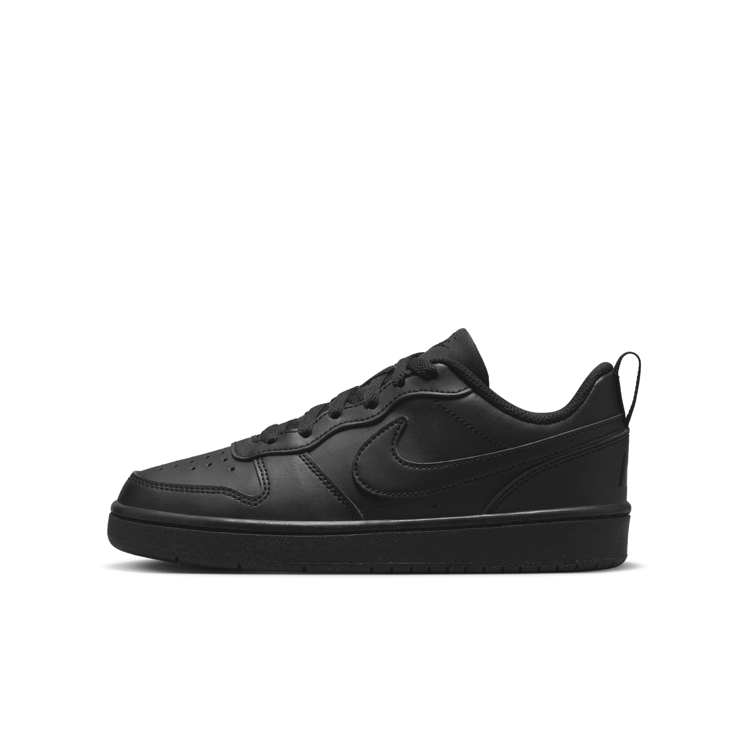 Shop Nike Court Borough Low Recraft Big Kids' Shoes In Black