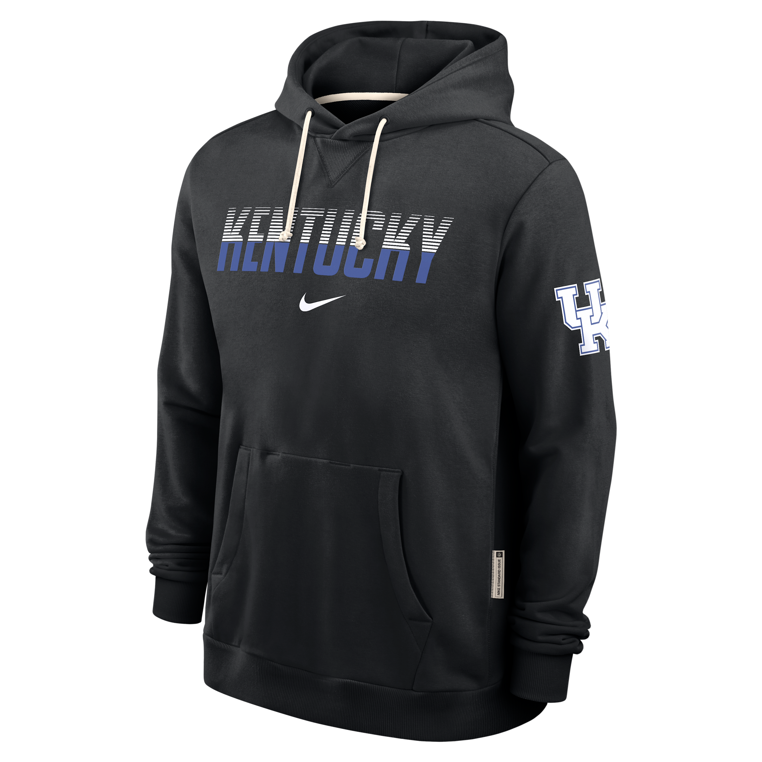 Kentucky Sideline Standard Issue Nike Men's Dri-FIT College Pullover Hoodie in Black | 03AZ00ANKY-8DF