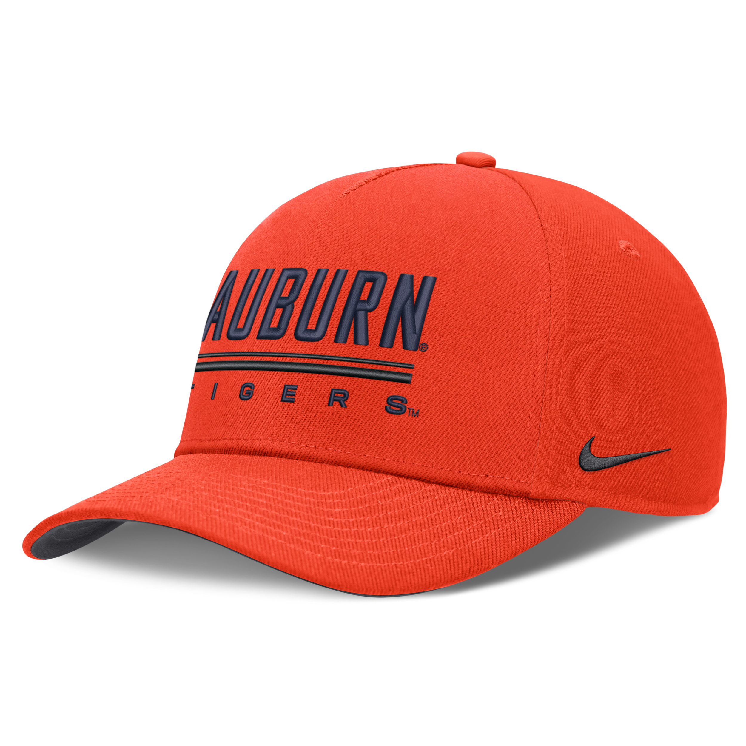 Auburn Sideline Practice Rise Nike Men's Dri-FIT College Adjustable Hat in Orange | NC0689LAUN-RKB