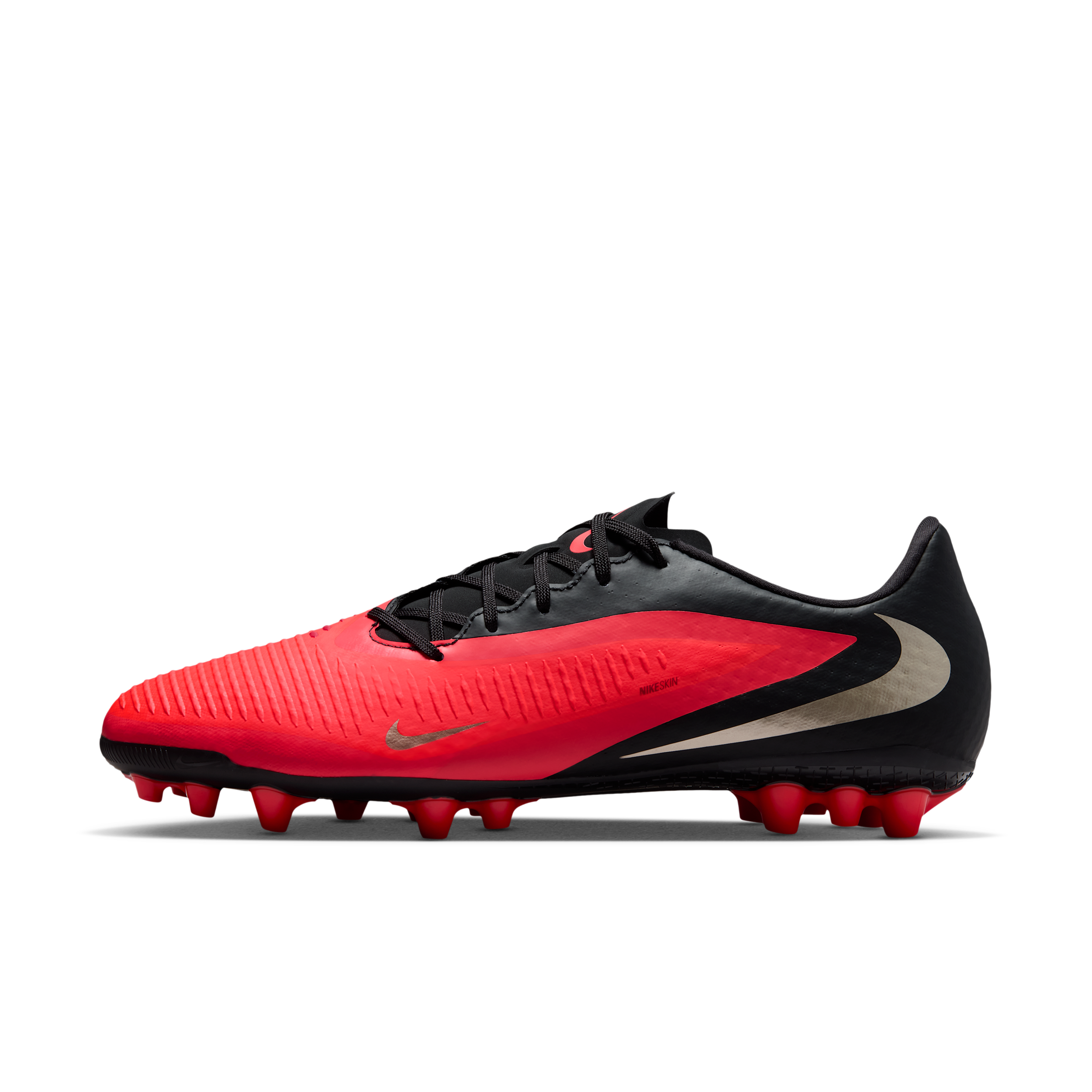 Nike Men's Phantom 6 Low Academy Artificial-Grass Soccer Cleats in Red | HQ2322-600