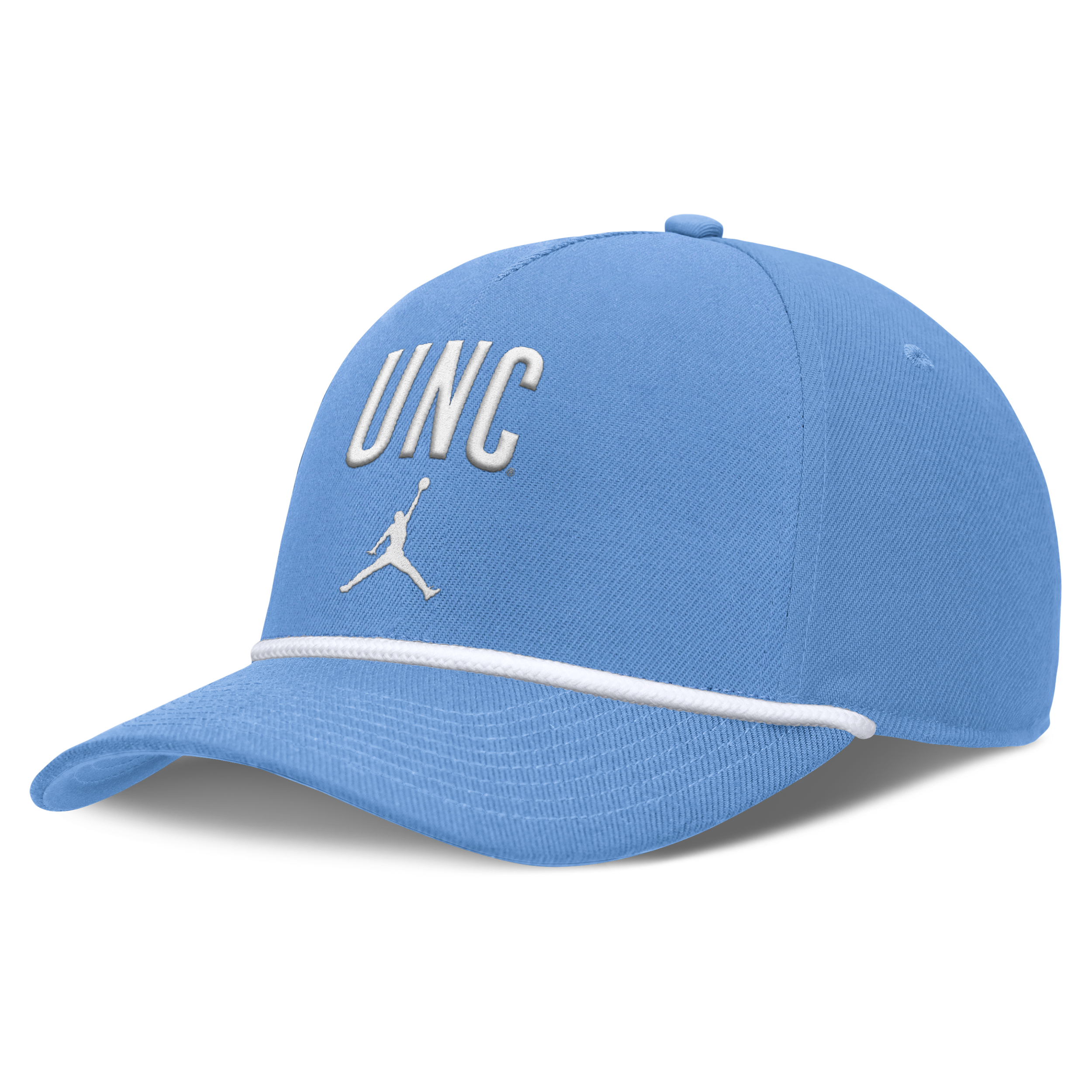 Nike Men's North Carolina Primetime Rise Campus Jordan Brand College Adjustable Hat in Blue | JC964EYNCN-SJM