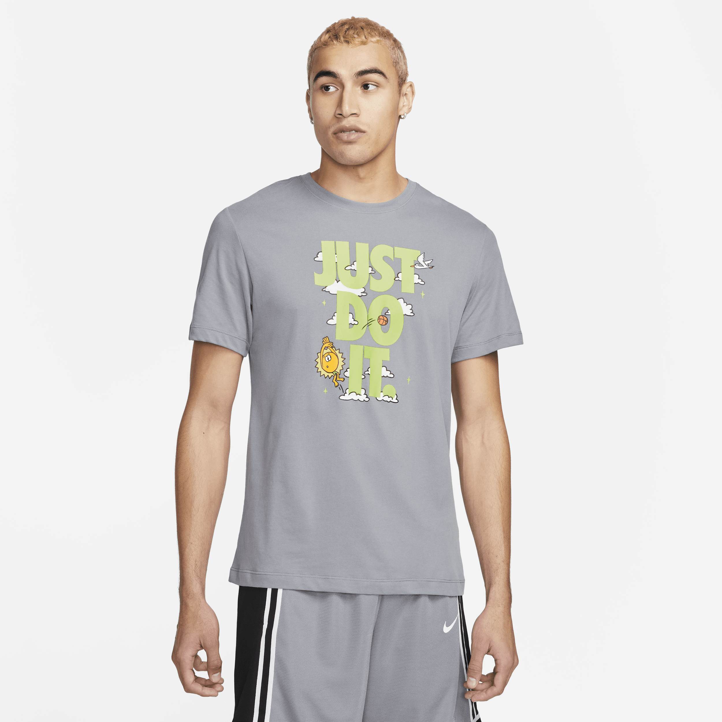 Nike USA Dry Tee T-Shirt Basketball - Gray