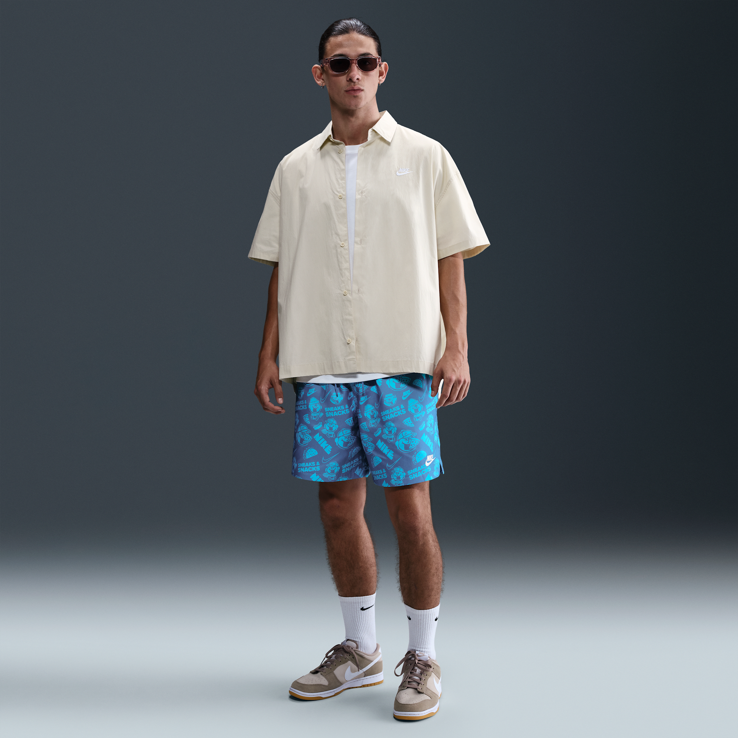 Nike Men's Club Flow Shorts In Neutral