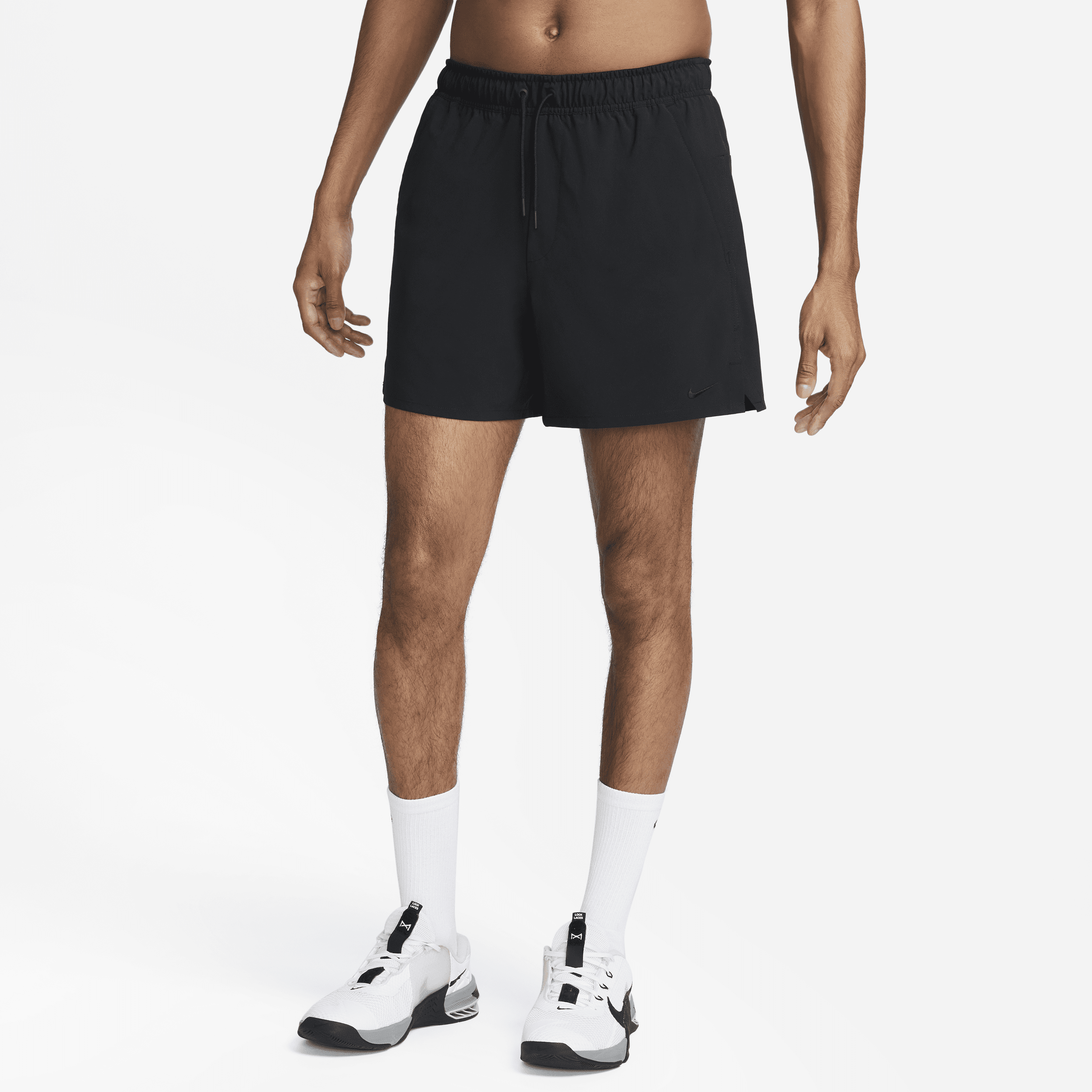 Shop Nike Men's Unlimited Dri-fit 5" Unlined Versatile Shorts In Black