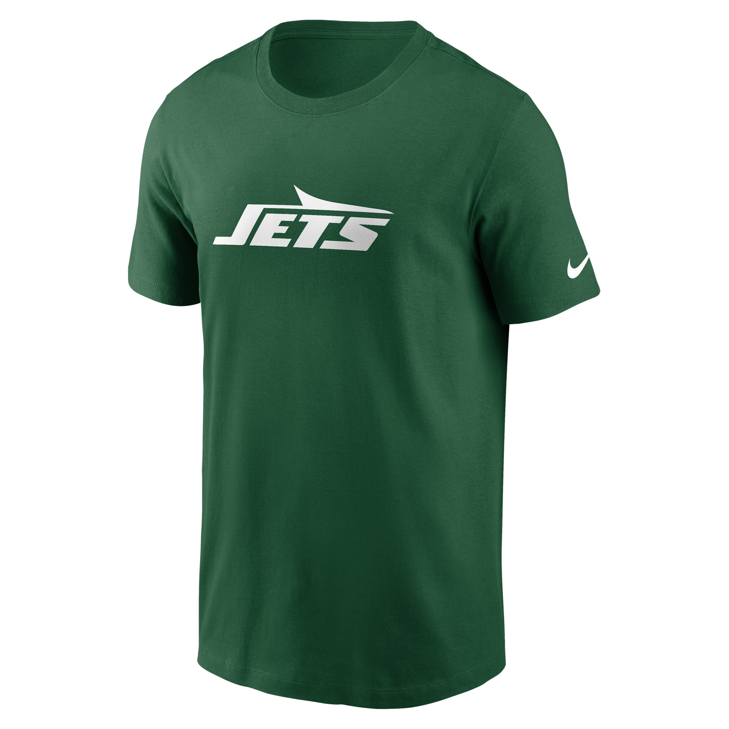 New York Jets Logo Essential Nike Men's NFL T-Shirt in Green | N1993PC72-UXR