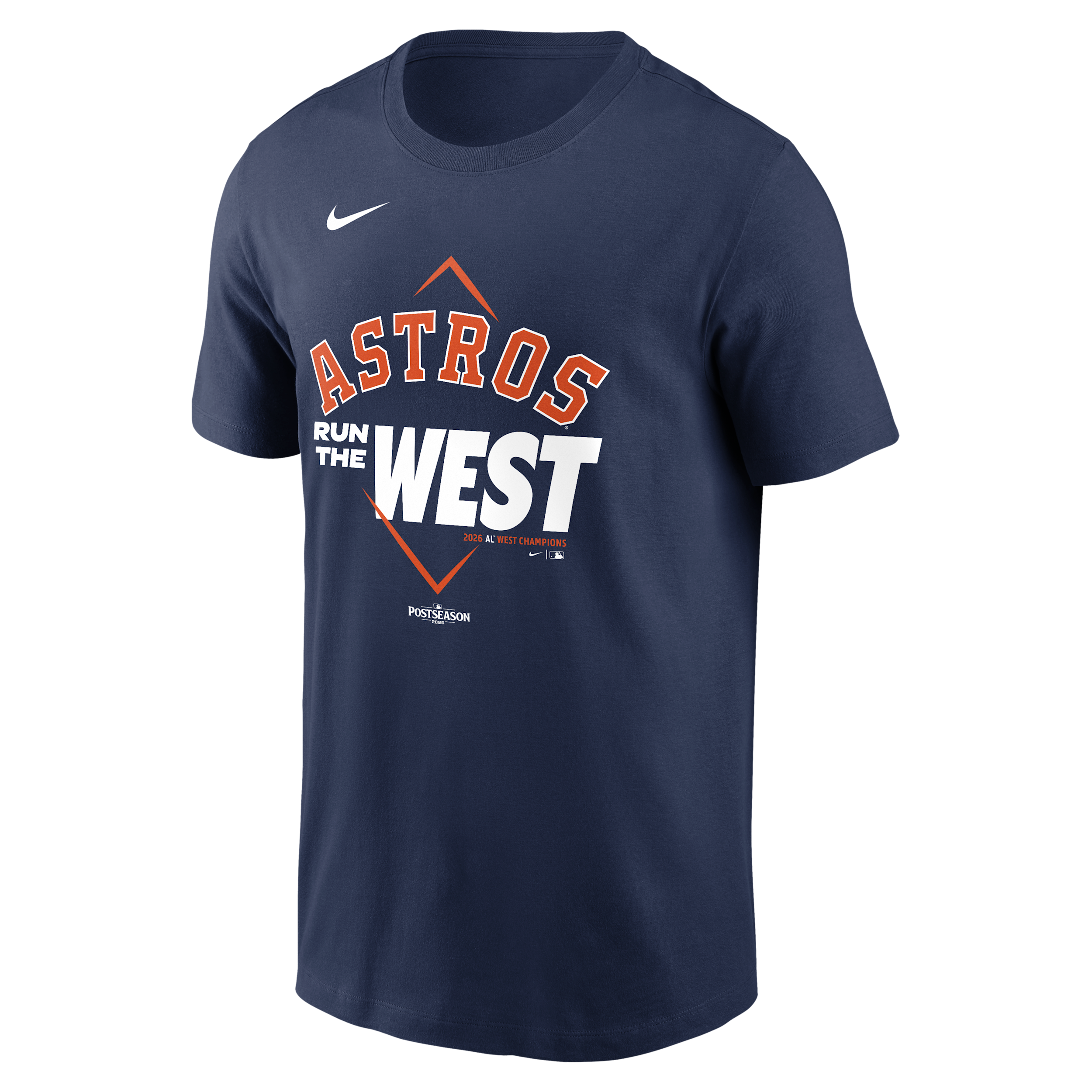 Houston Astros 2026 AL West Division Champions Nike Men's MLB T-Shirt in Blue | N19944BHUW-HX8