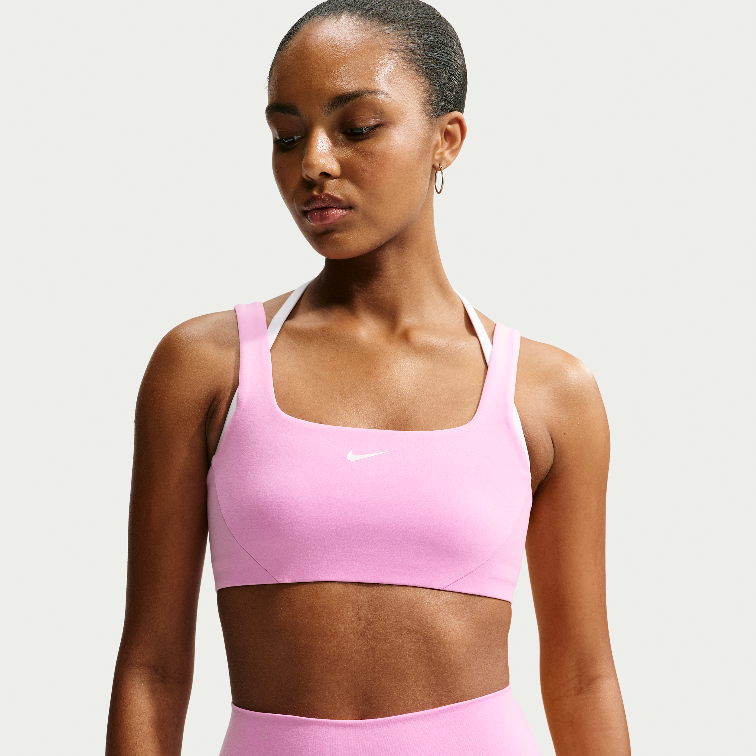 Nike Women's One Light-Support Sports Bra in Pink | IV4930-621