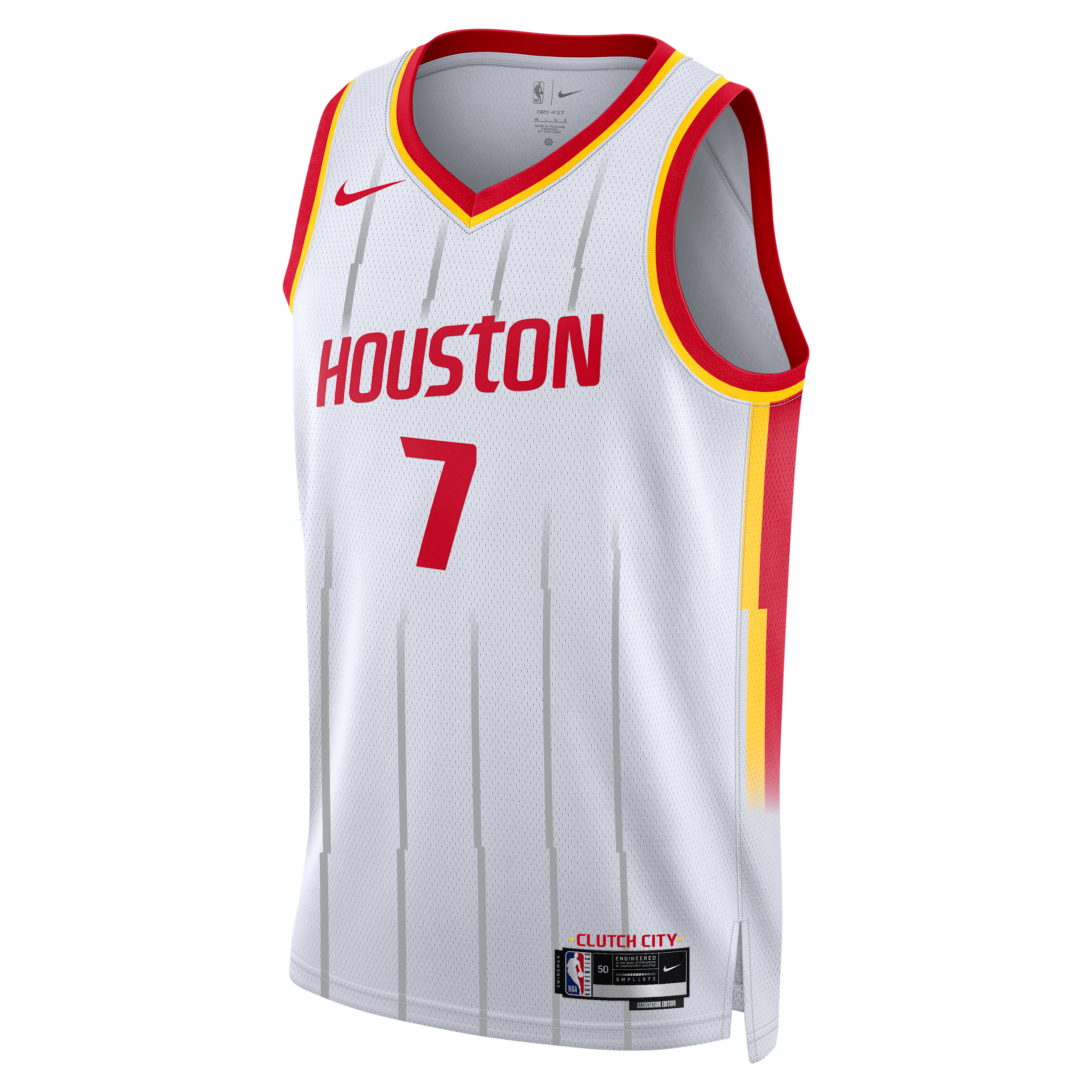 Houston Rockets Association Edition Kevin Durant Nike Men's Dri-FIT NBA Swingman Jersey in White | II5174-100