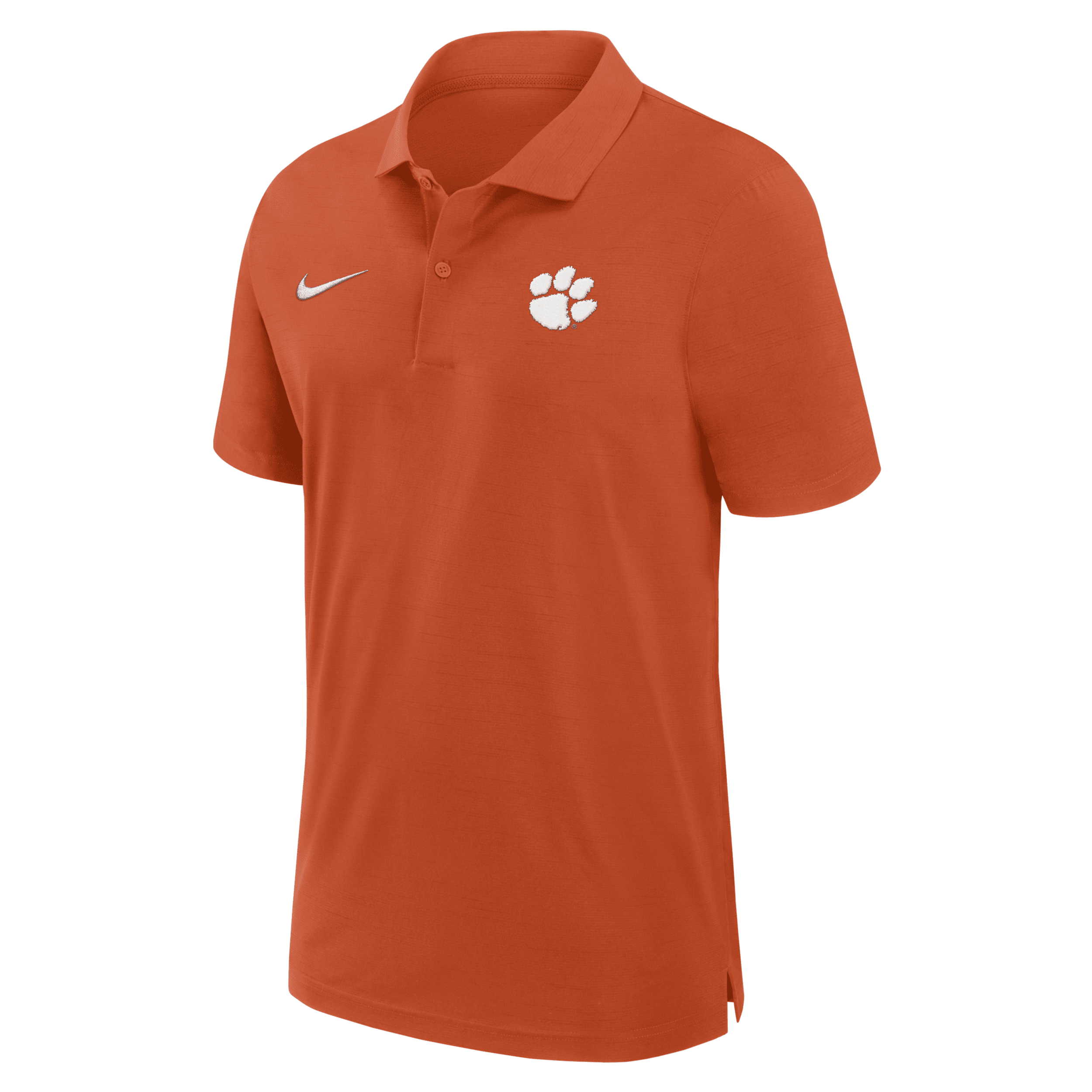 Nike Clemson Tigers Sideline  Men's Dri-fit College Polo In Orange