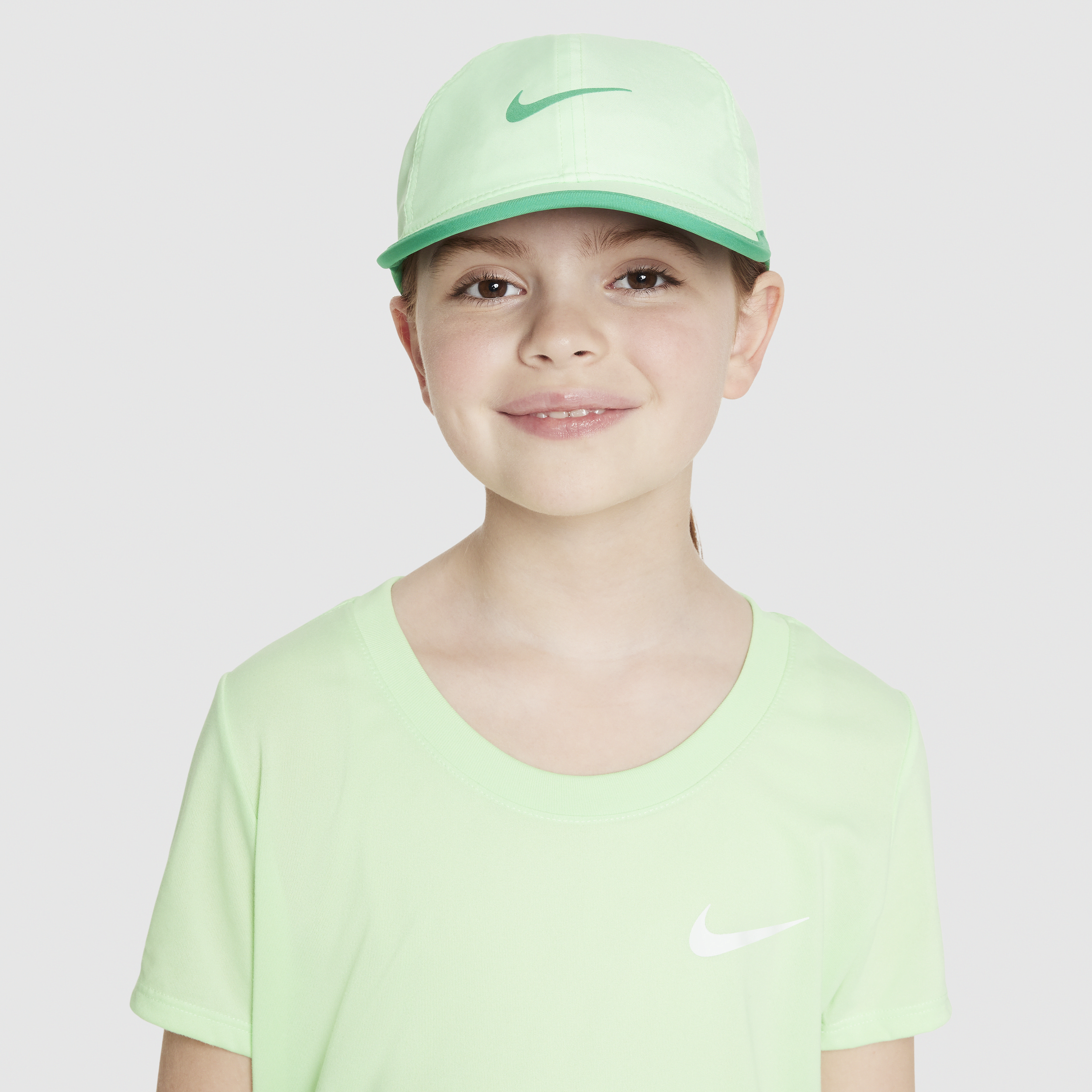 Nike Dri-fit Club Kids' Unstructured Featherlight Cap In Green