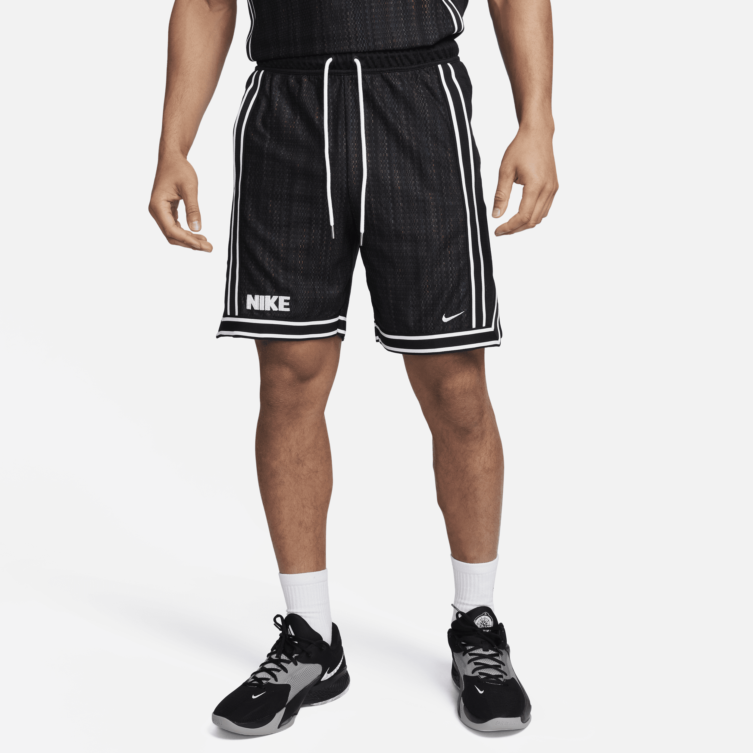 Nike Men's Dri-fit Dna+ 8" Basketball Shorts In Black