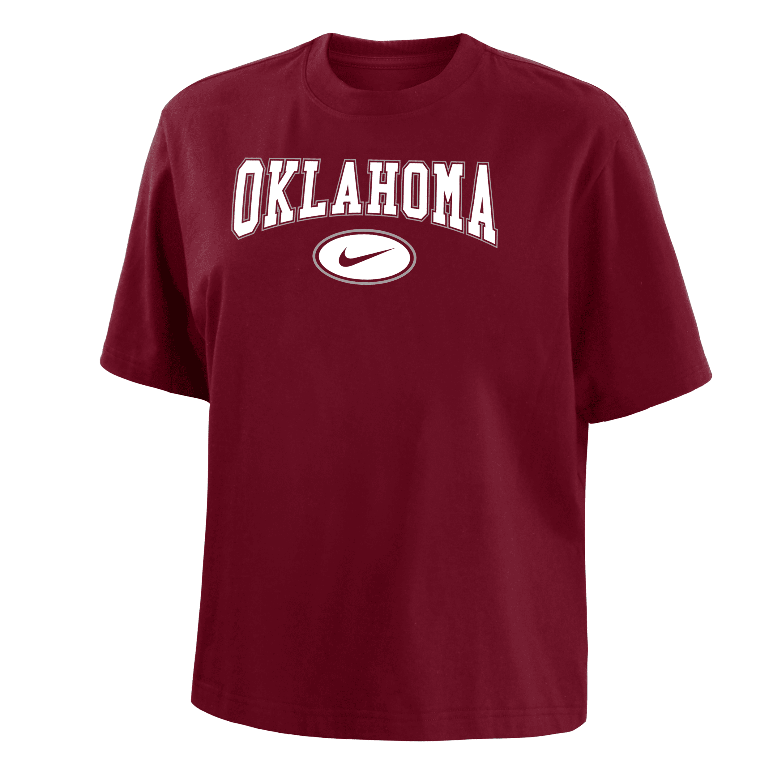 Nike Oklahoma  Women's College Boxy T-shirt In Red