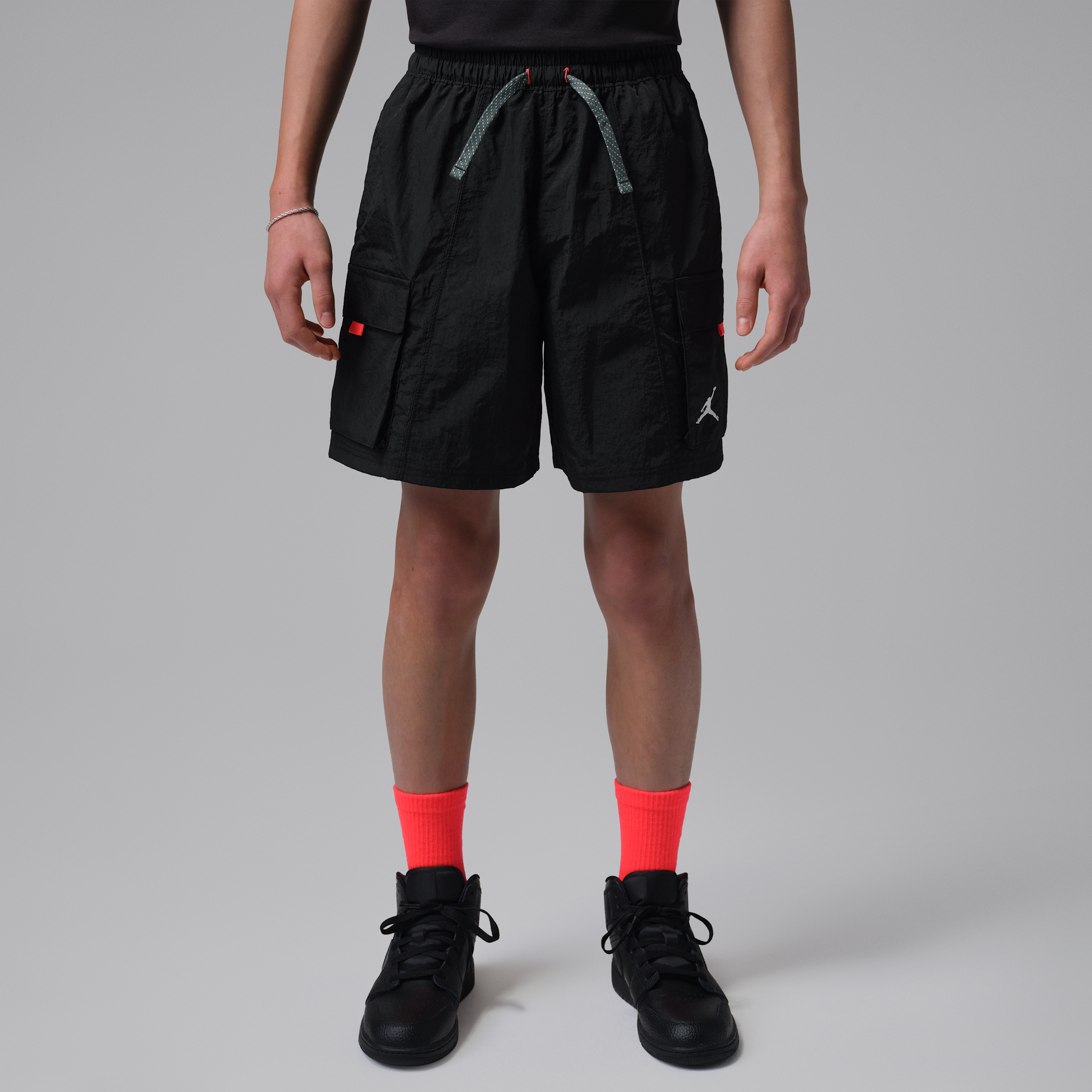 Jordan Super Splash Tech Shorts - Boys' Grade School Black Size L