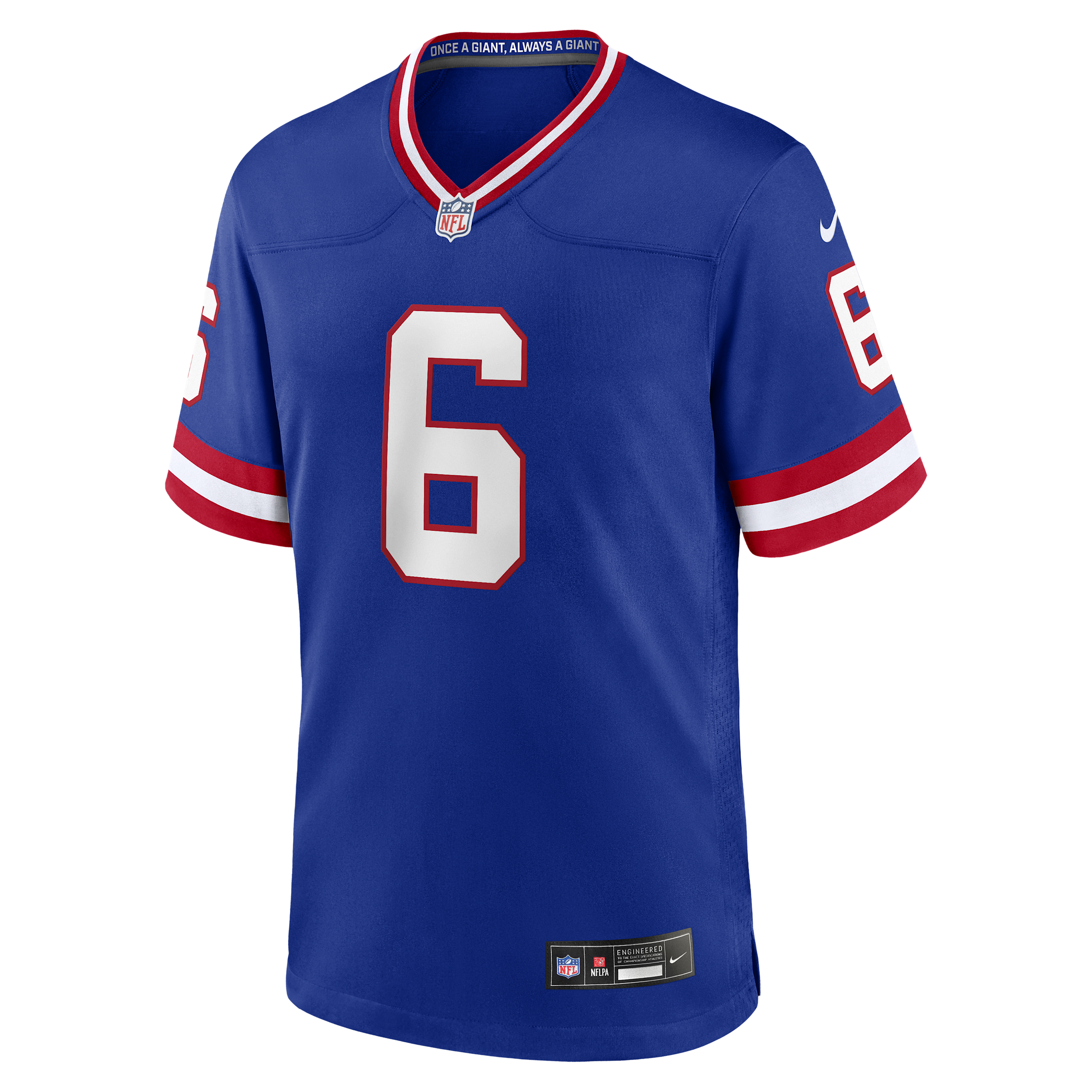 Nike Men's Jaxson Dart Royal New York Giants Alternate 2 Classic Game Jersey - Royal